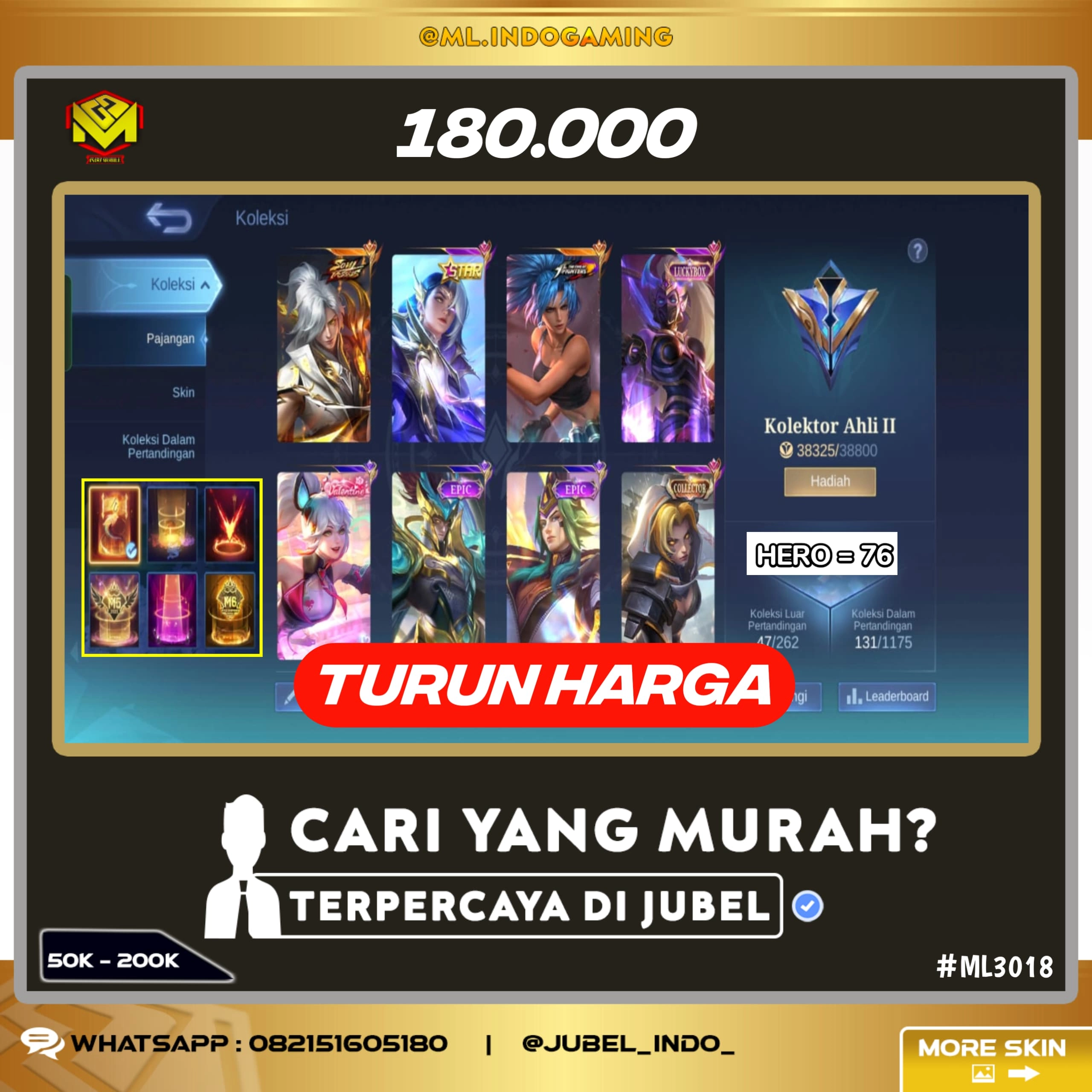 STOK ML #ML3018