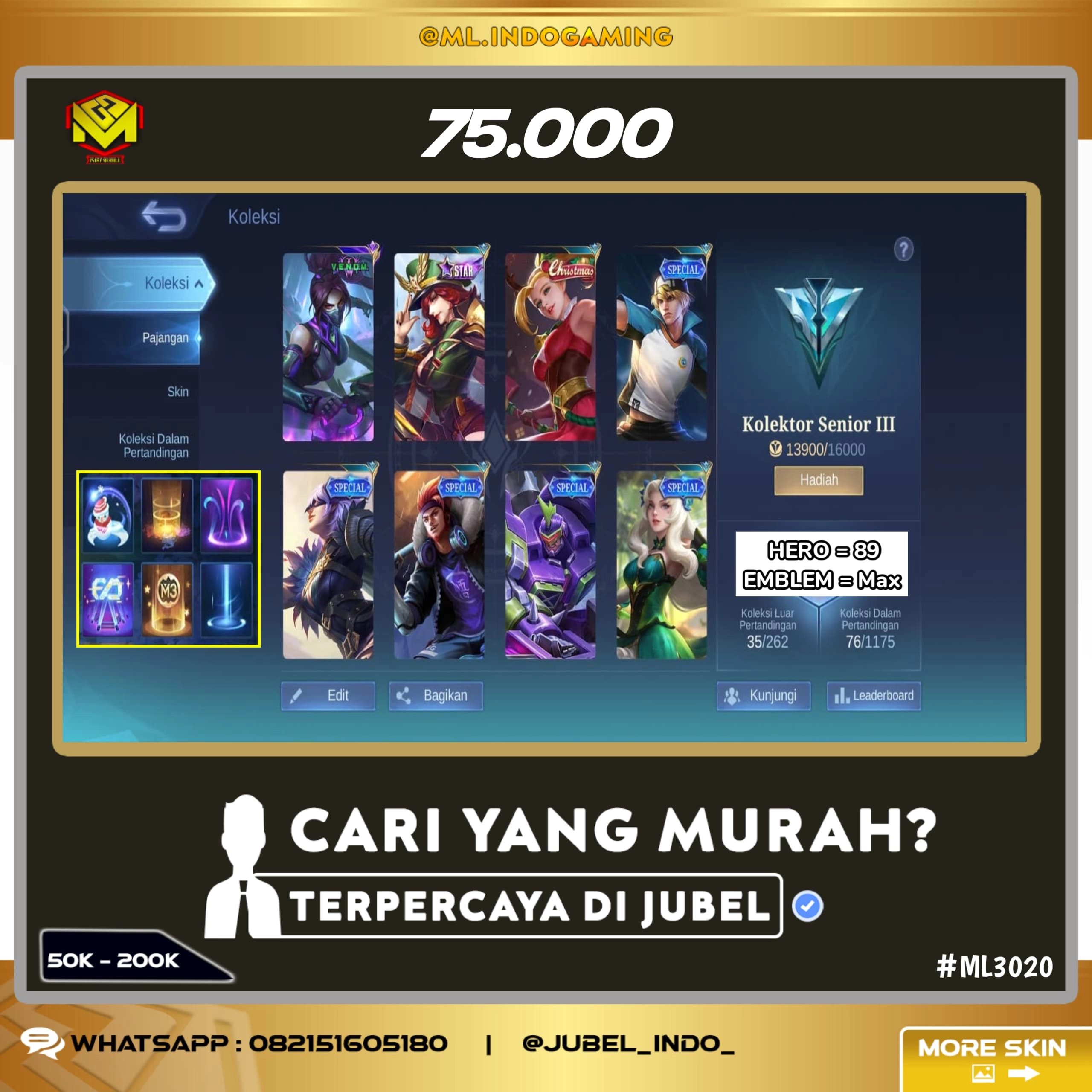 STOK ML #ML3020