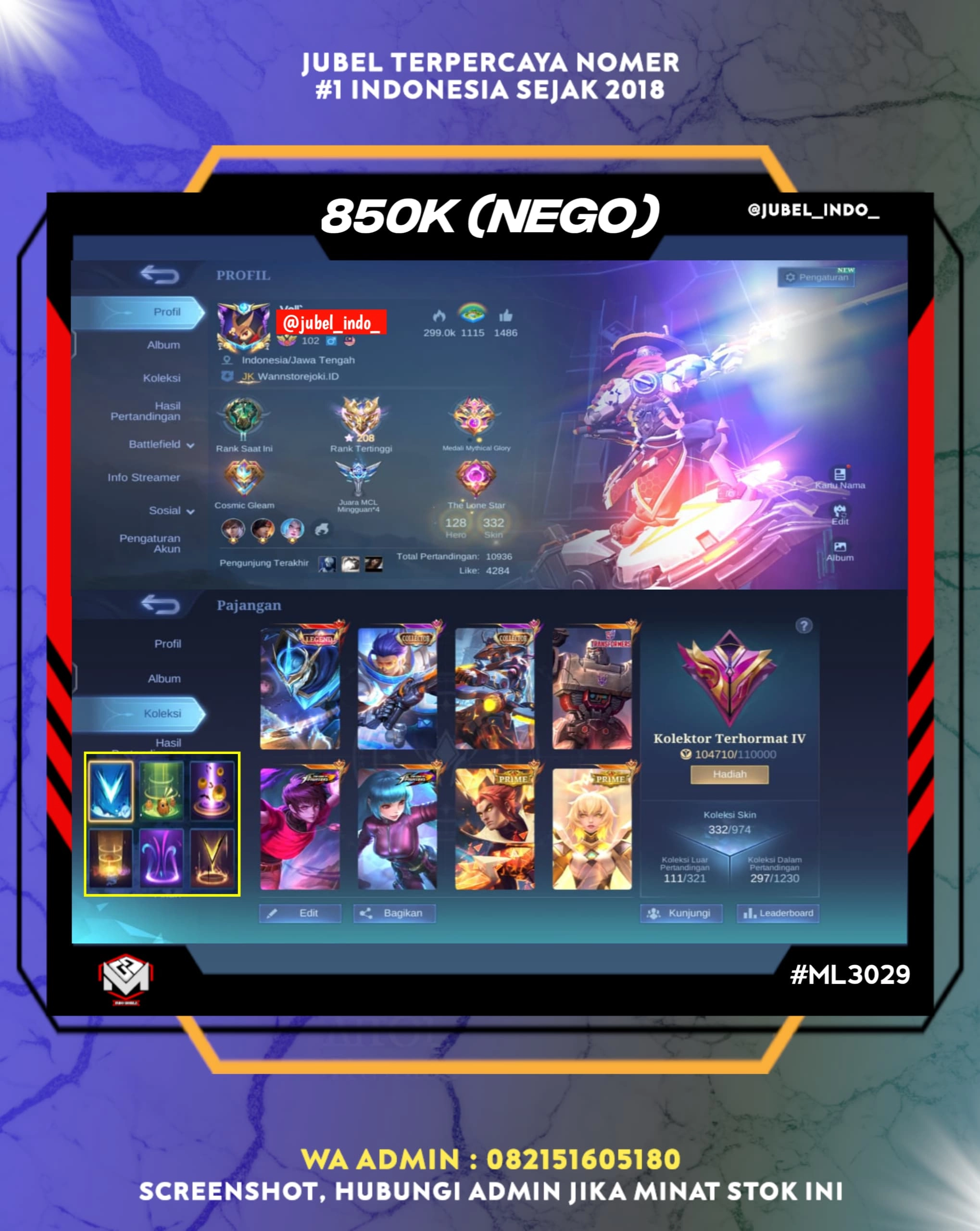STOK ML #ML3029