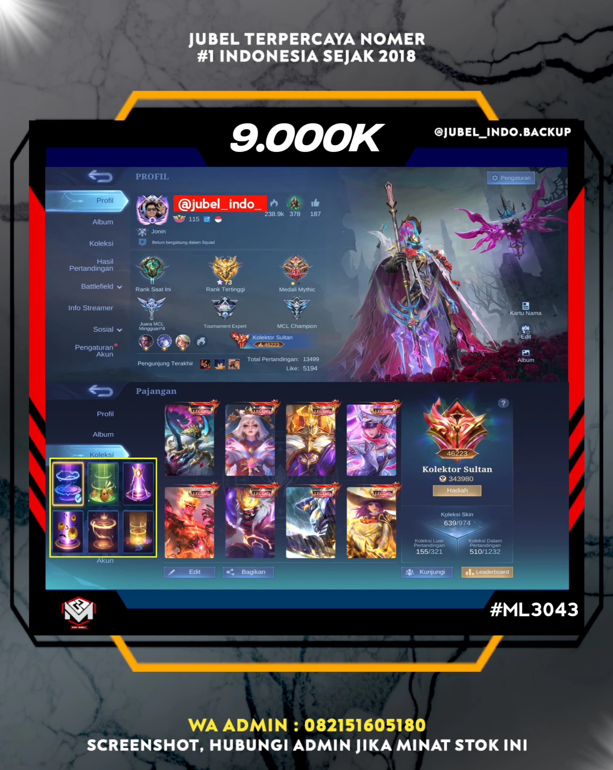 STOK ML #ML3043
