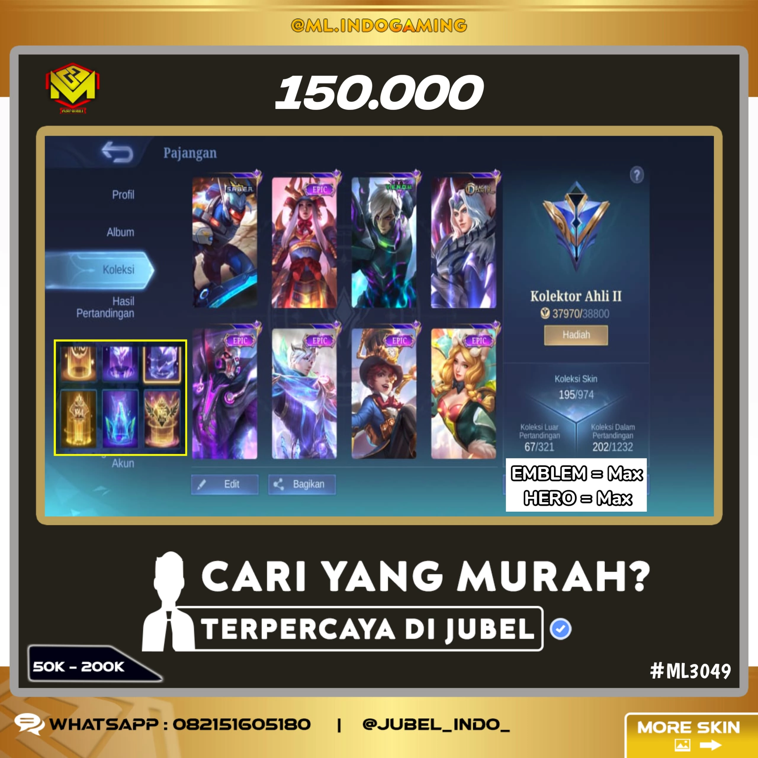 STOK ML #ML3049