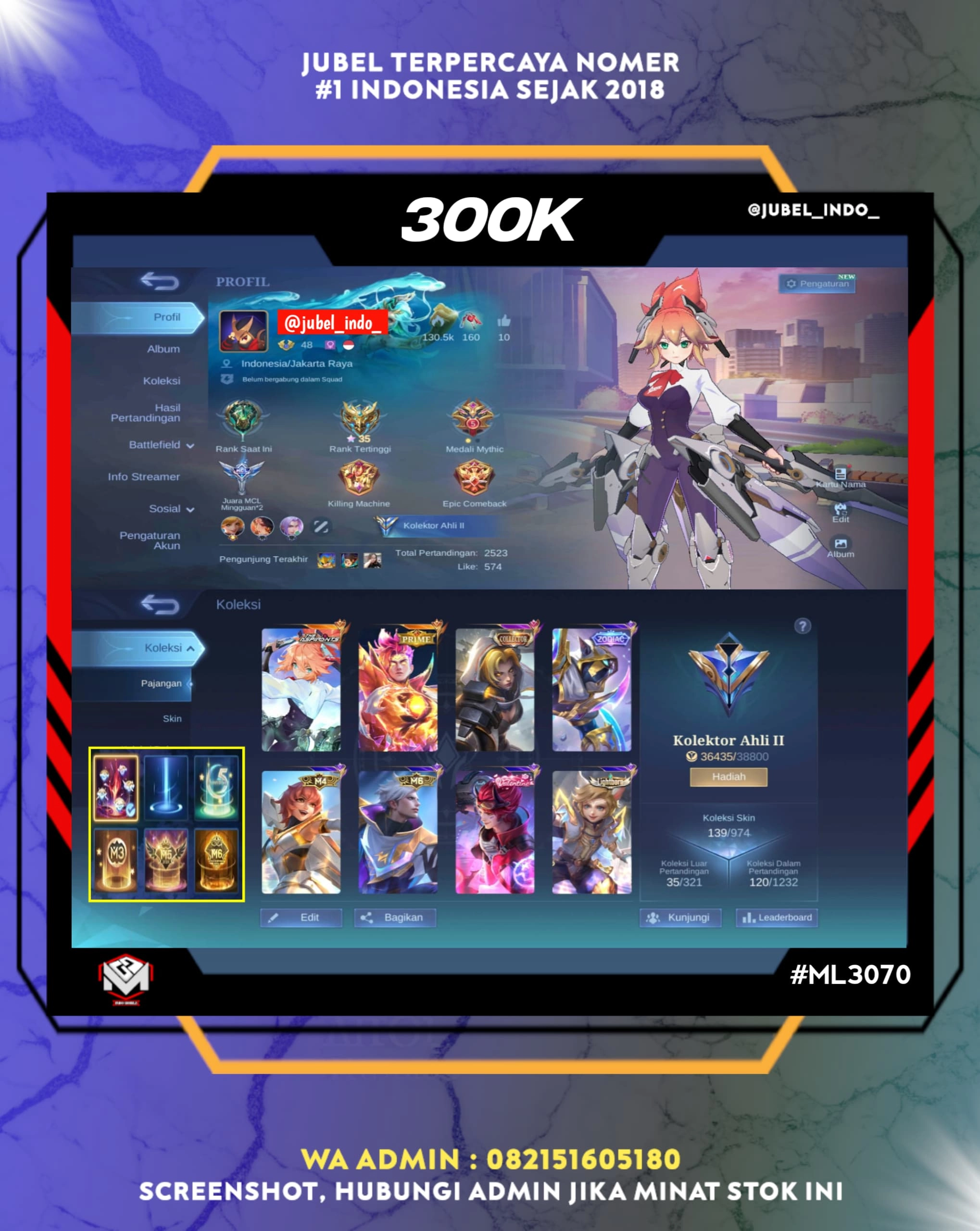 STOK ML #ML3070