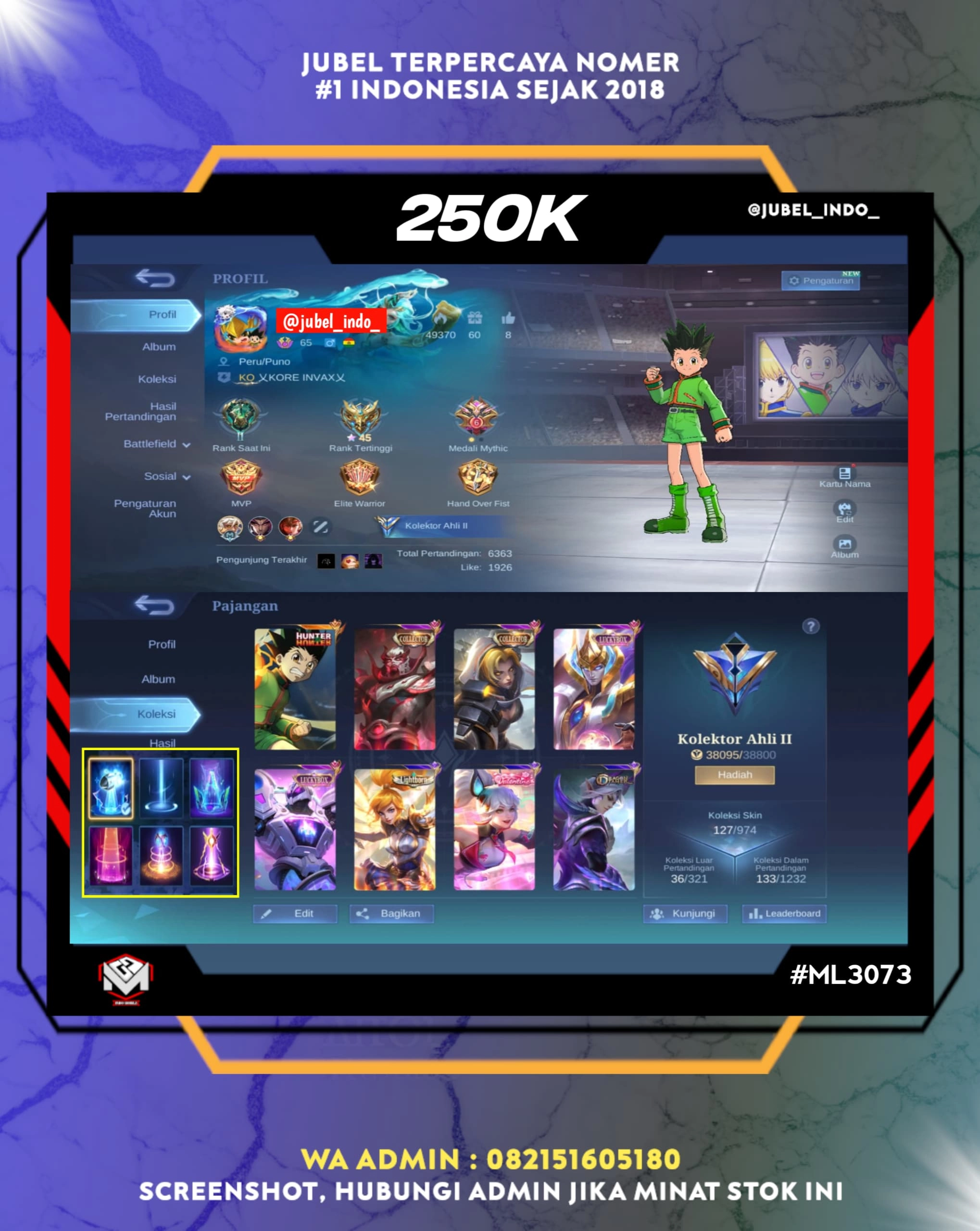 STOK ML #ML3073