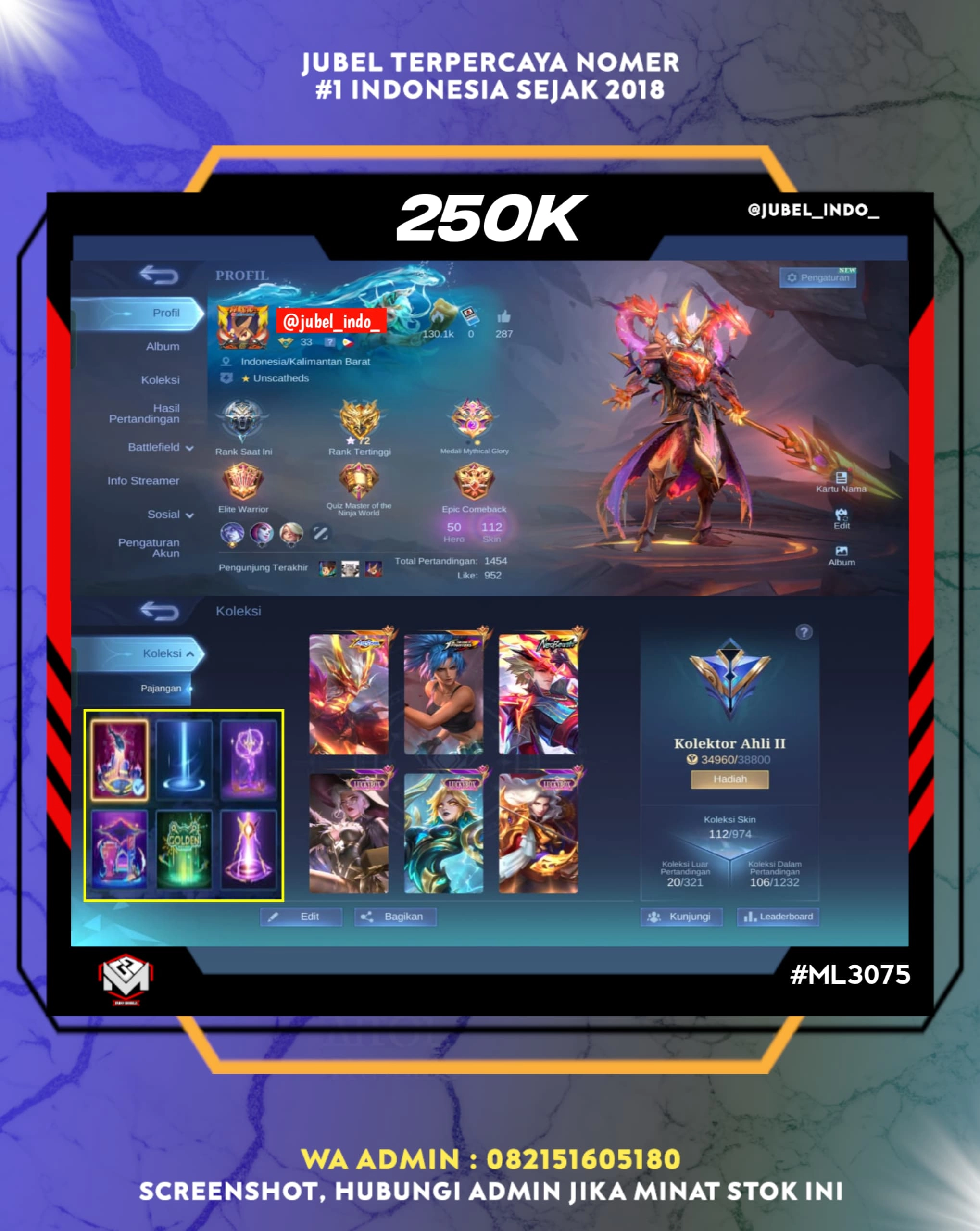 STOK ML #ML3075