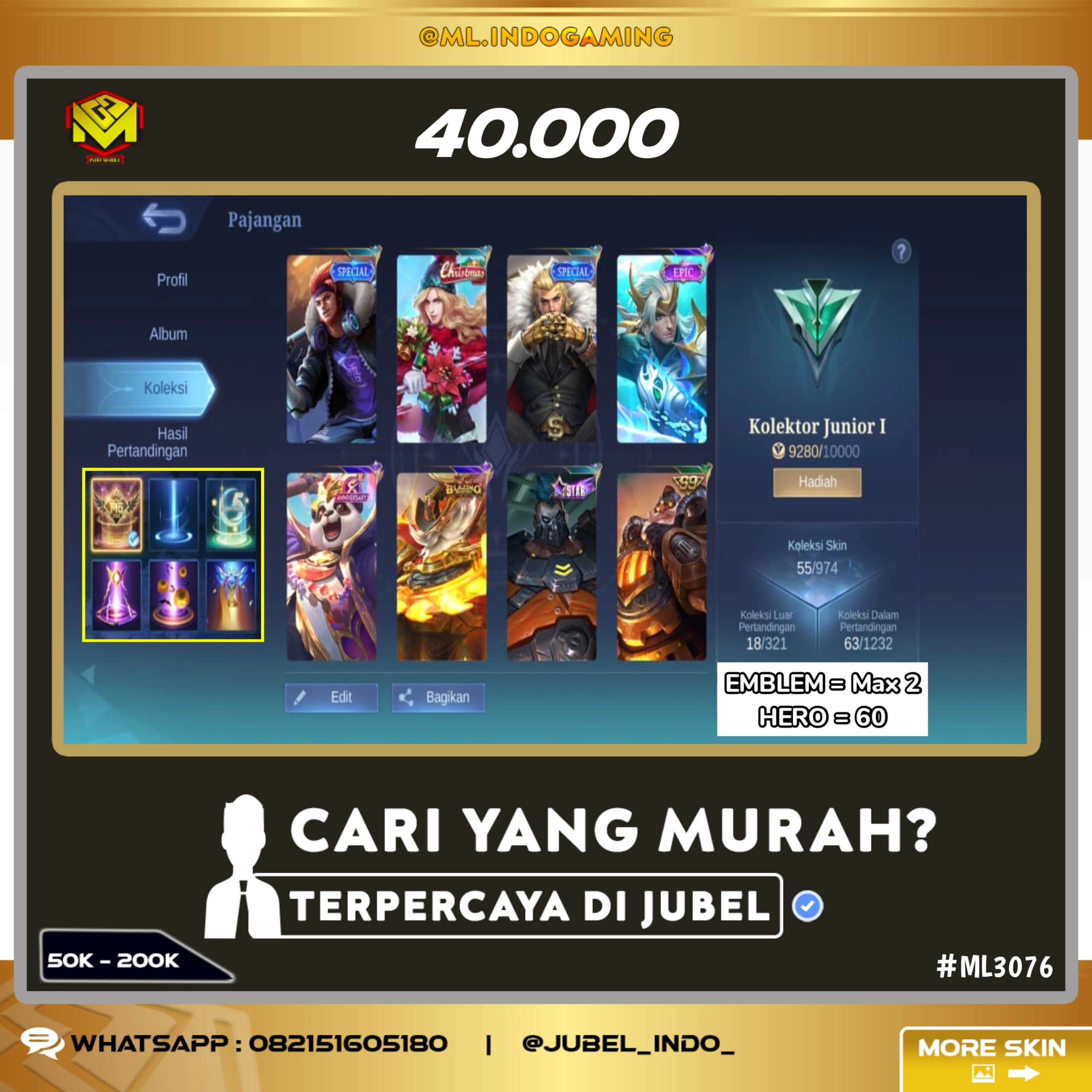 STOK ML #ML3076