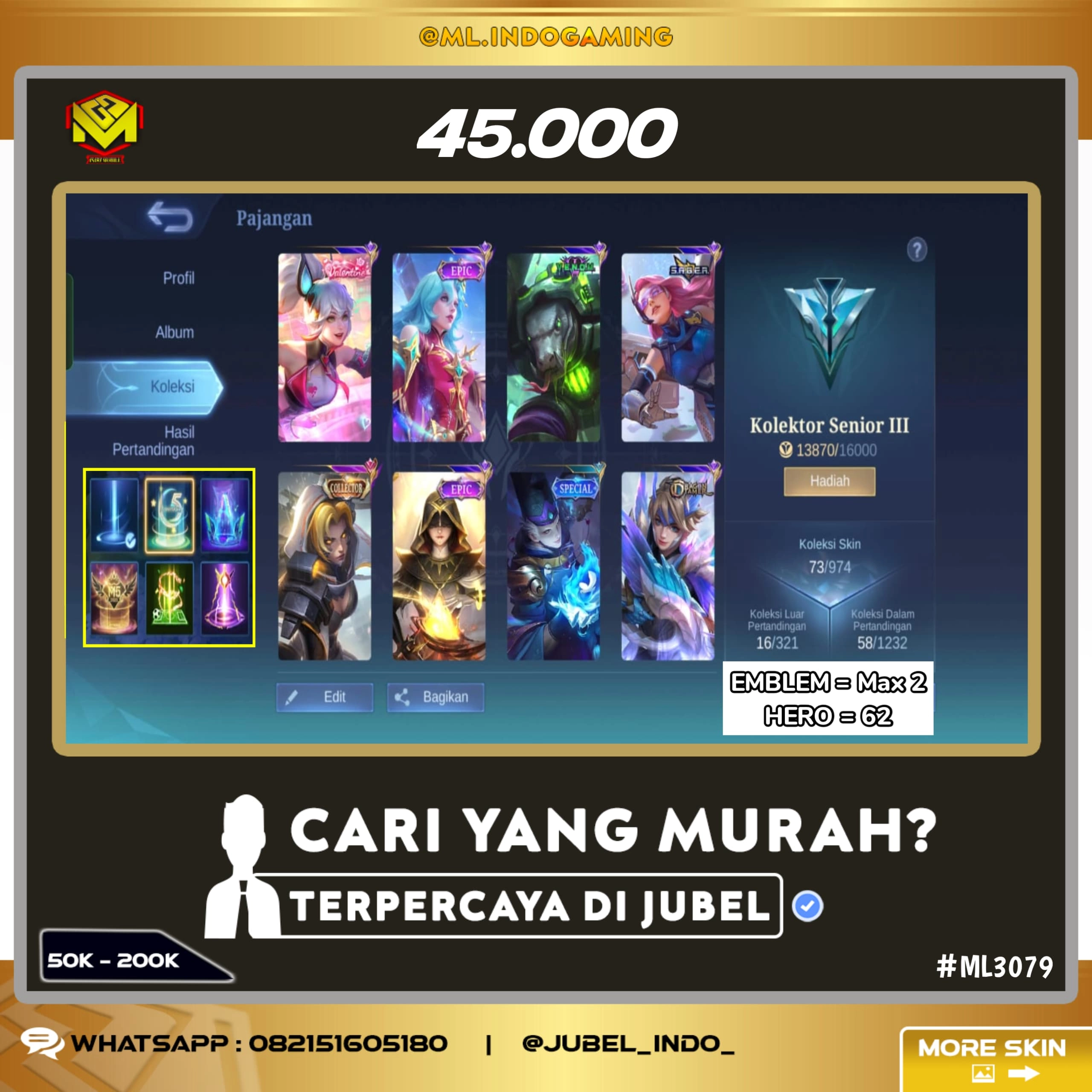 STOK ML #ML3079