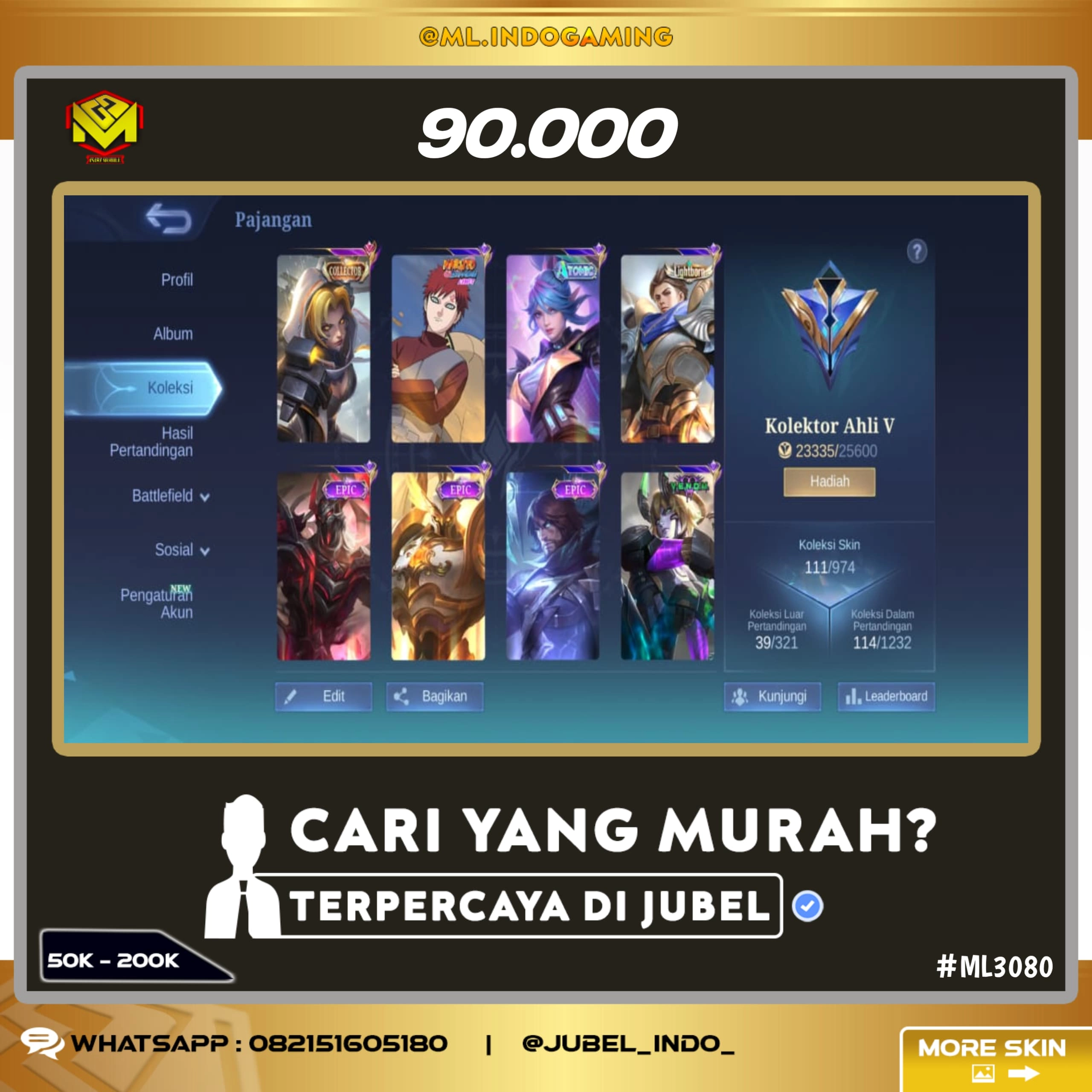 STOK ML #ML3080