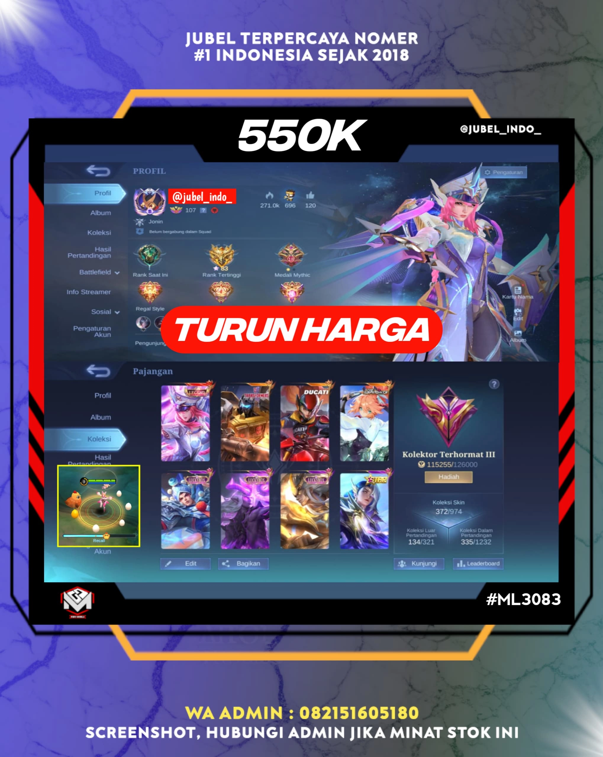 STOK ML #ML3083