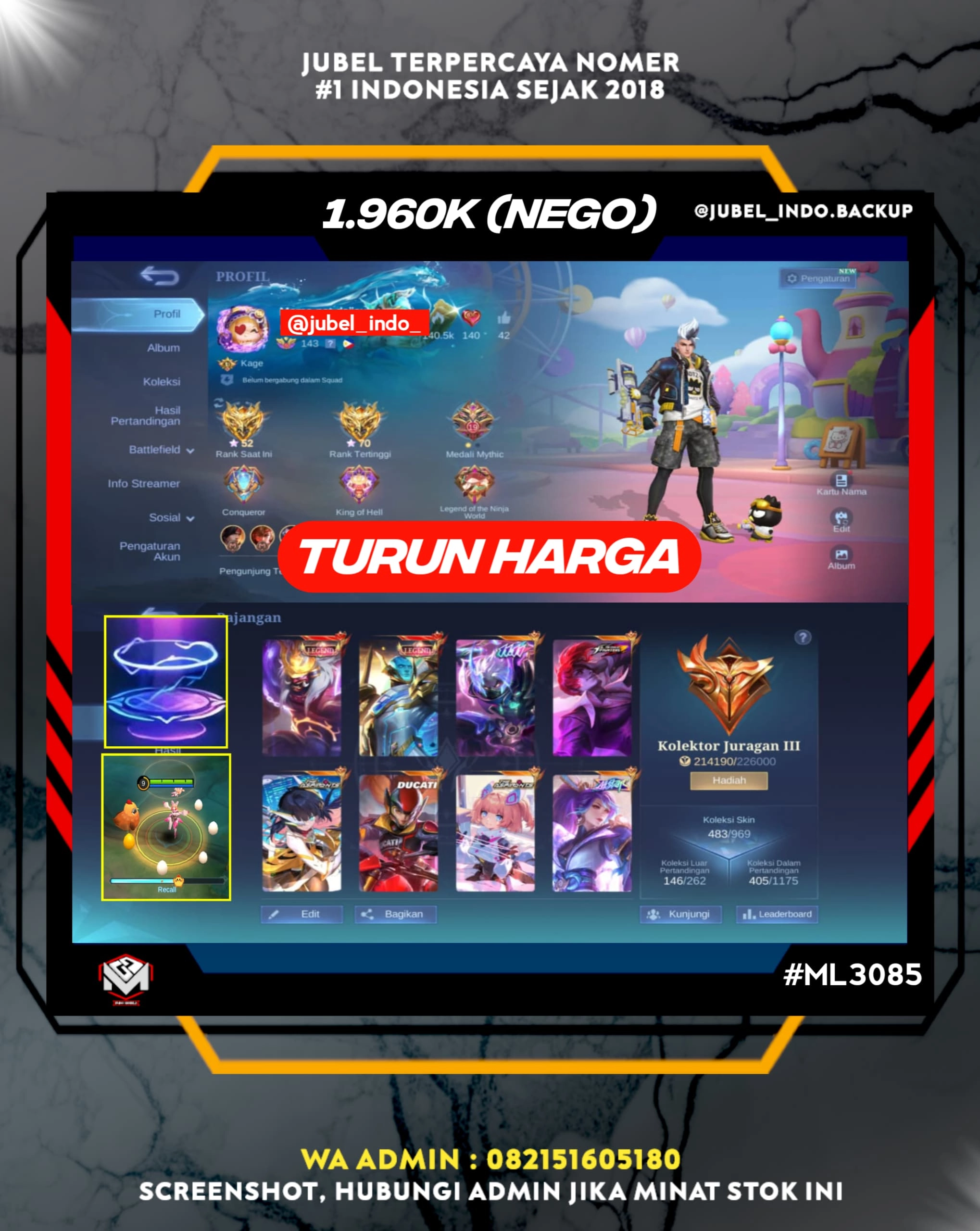STOK ML #ML3085