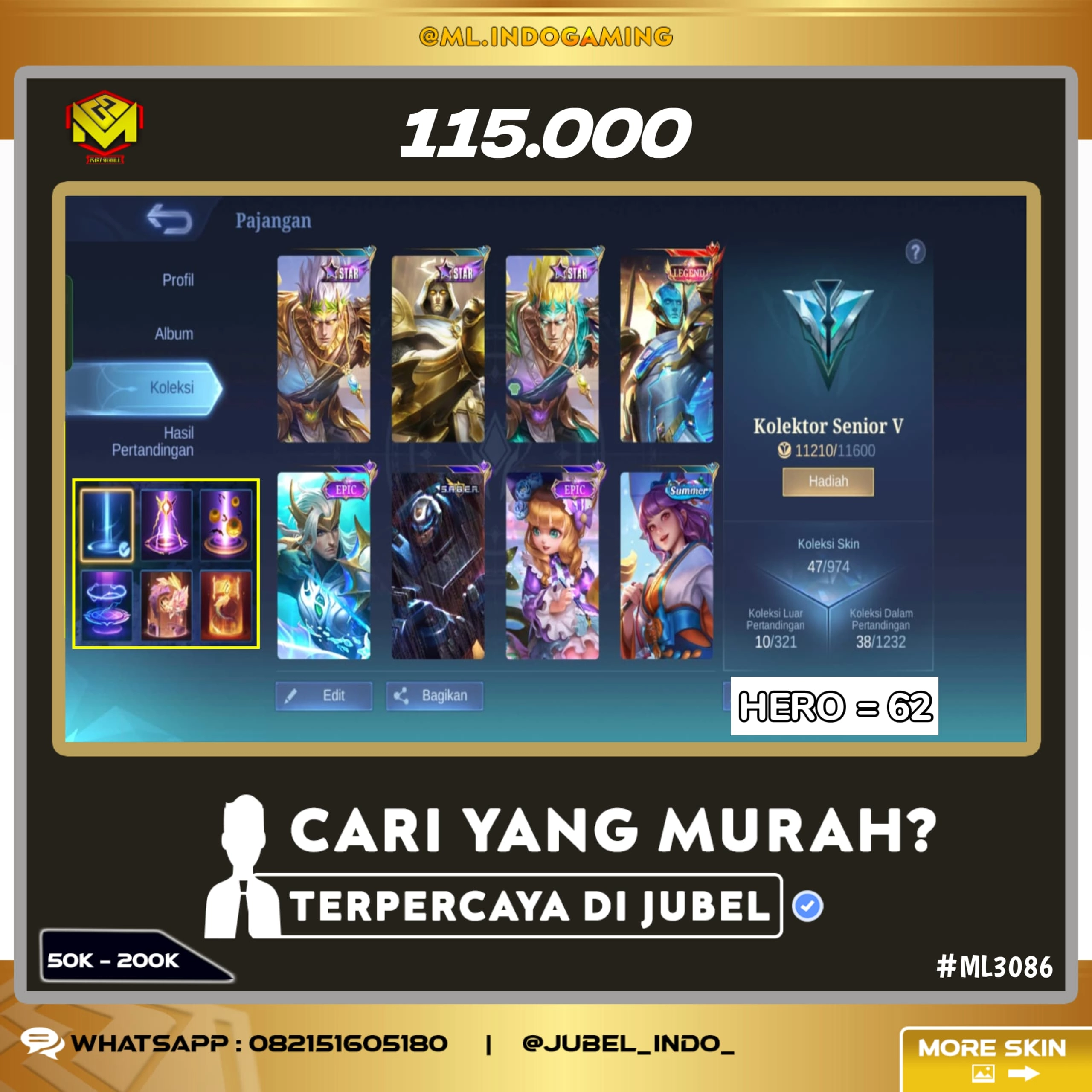 STOK ML #ML3086