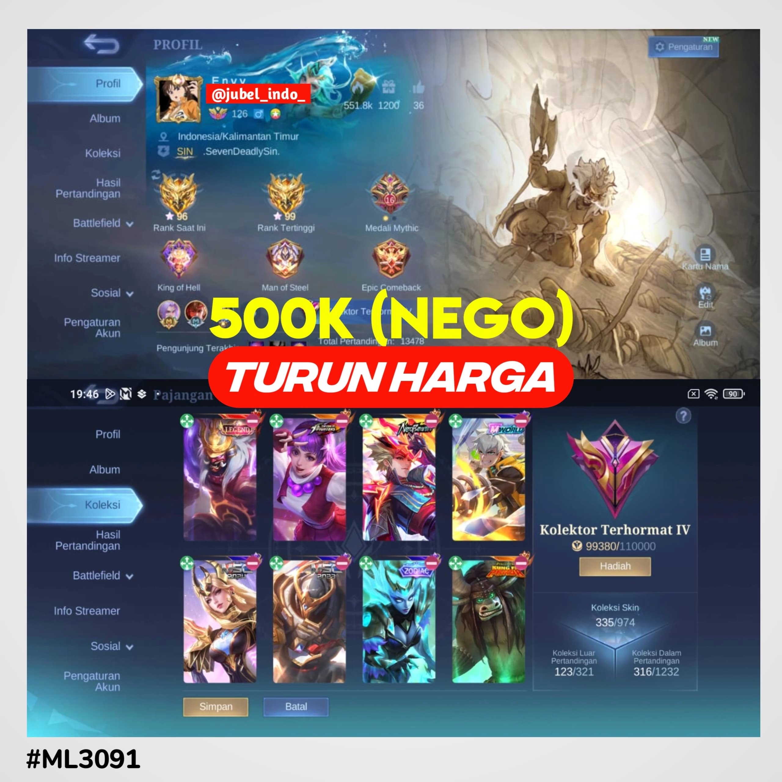 STOK ML #ML3091
