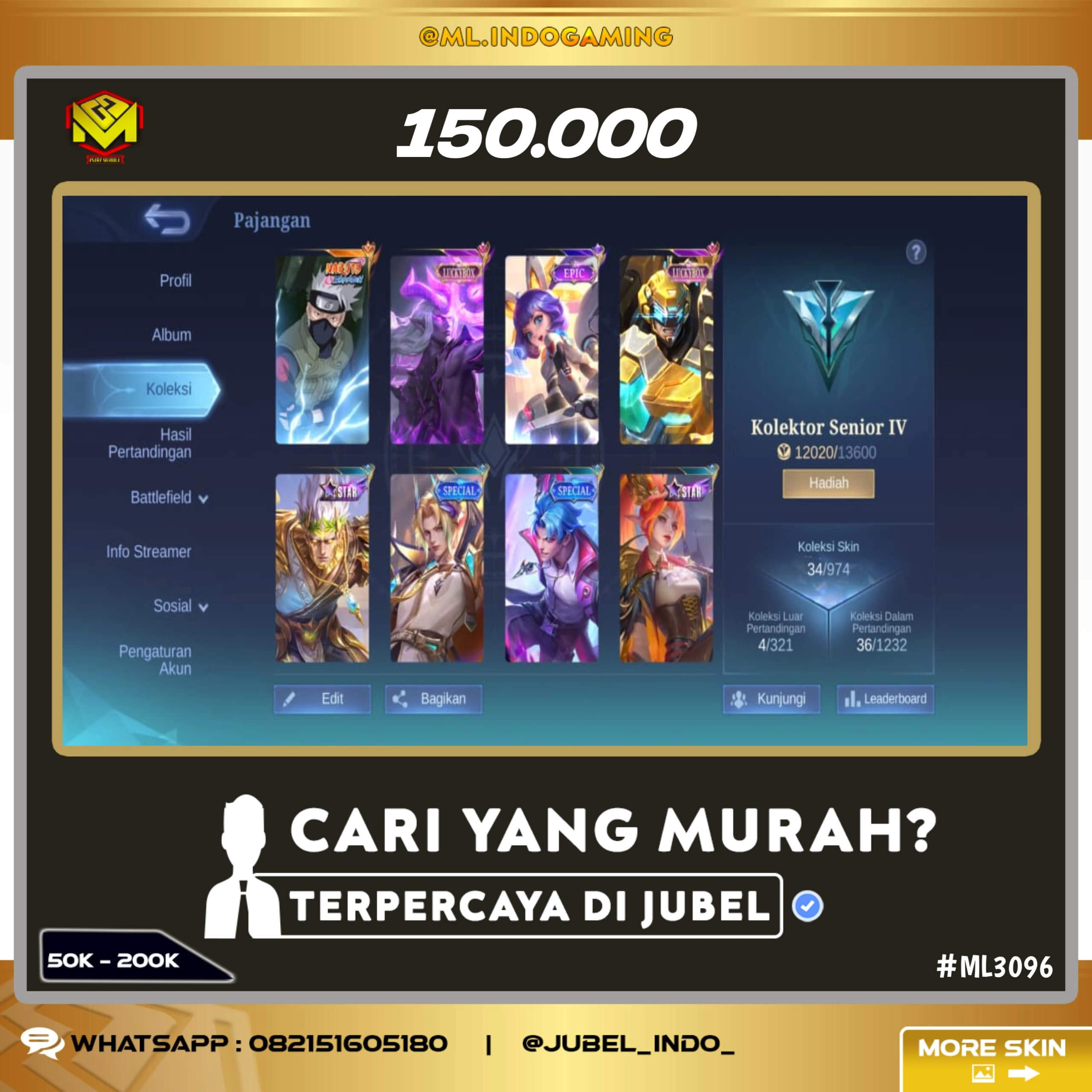 STOK ML #ML3096