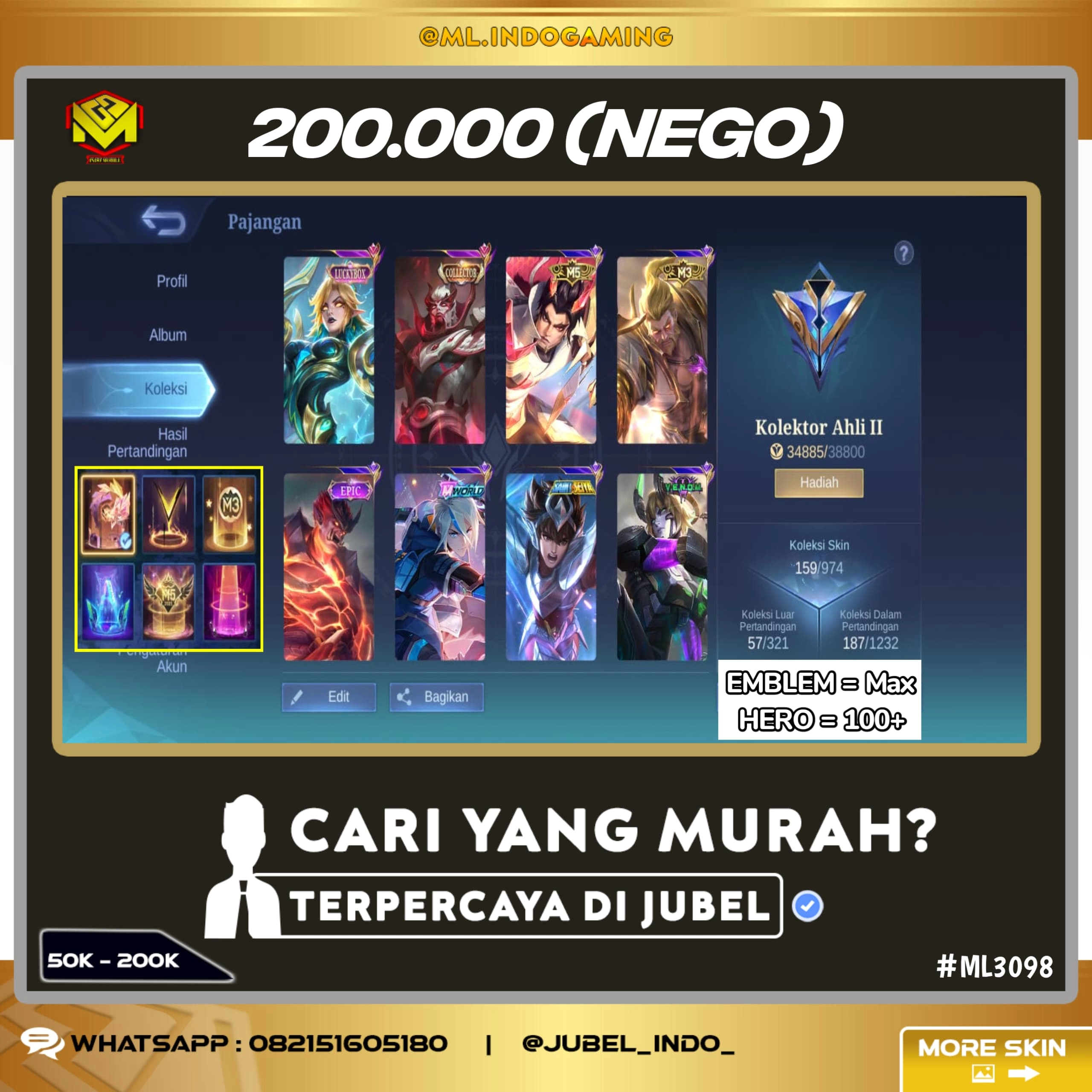STOK ML #ML3098