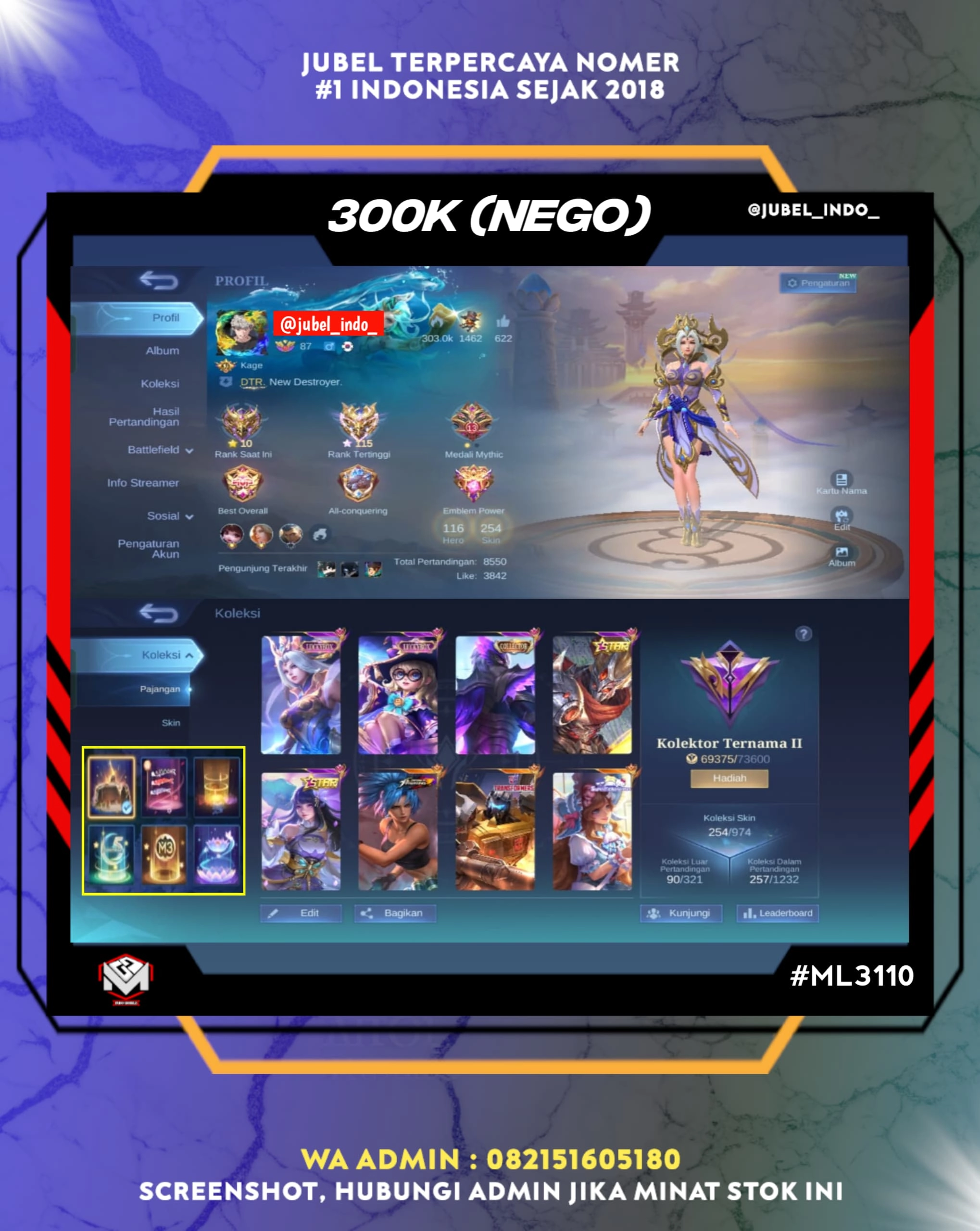 STOK ML #ML3110
