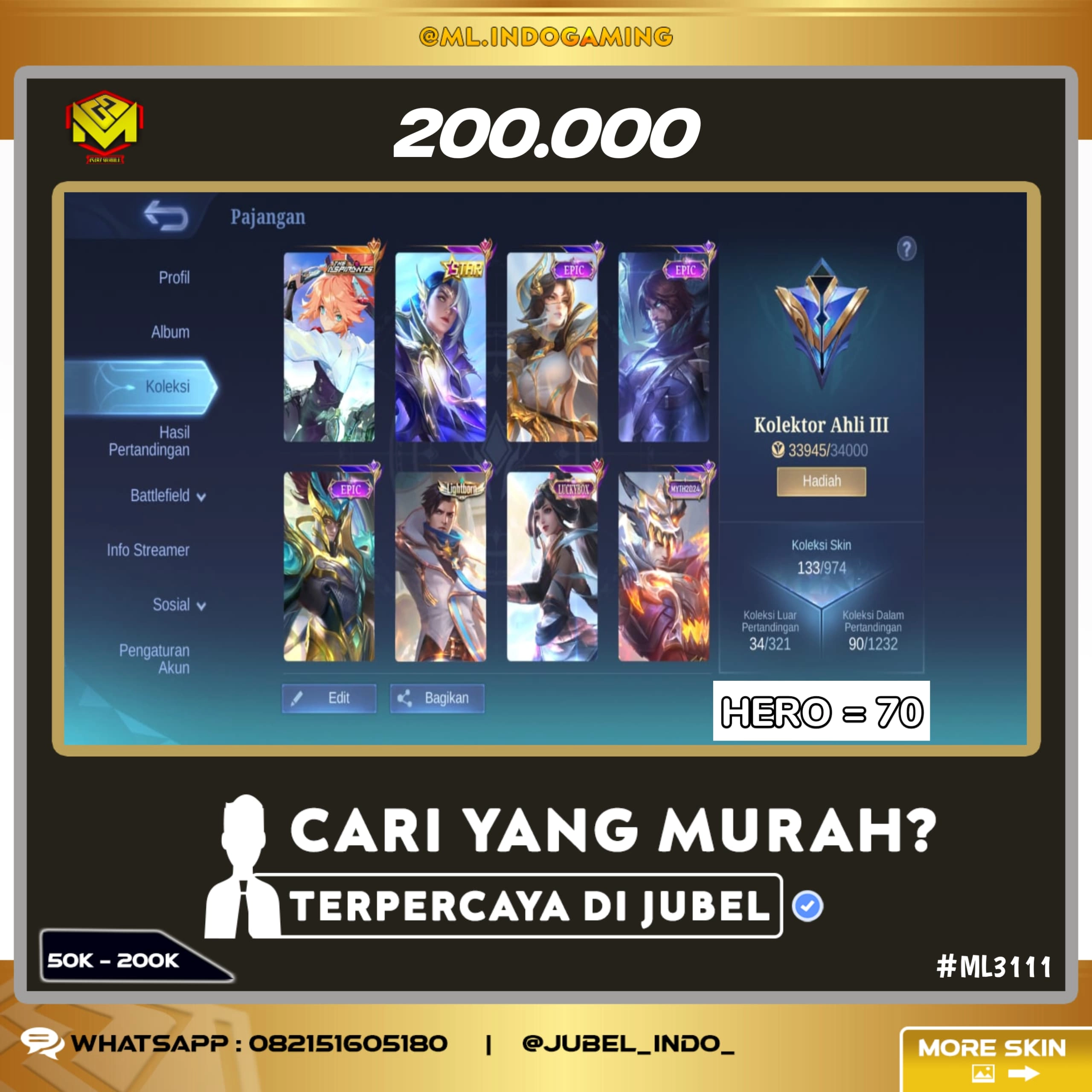 STOK ML #ML3111
