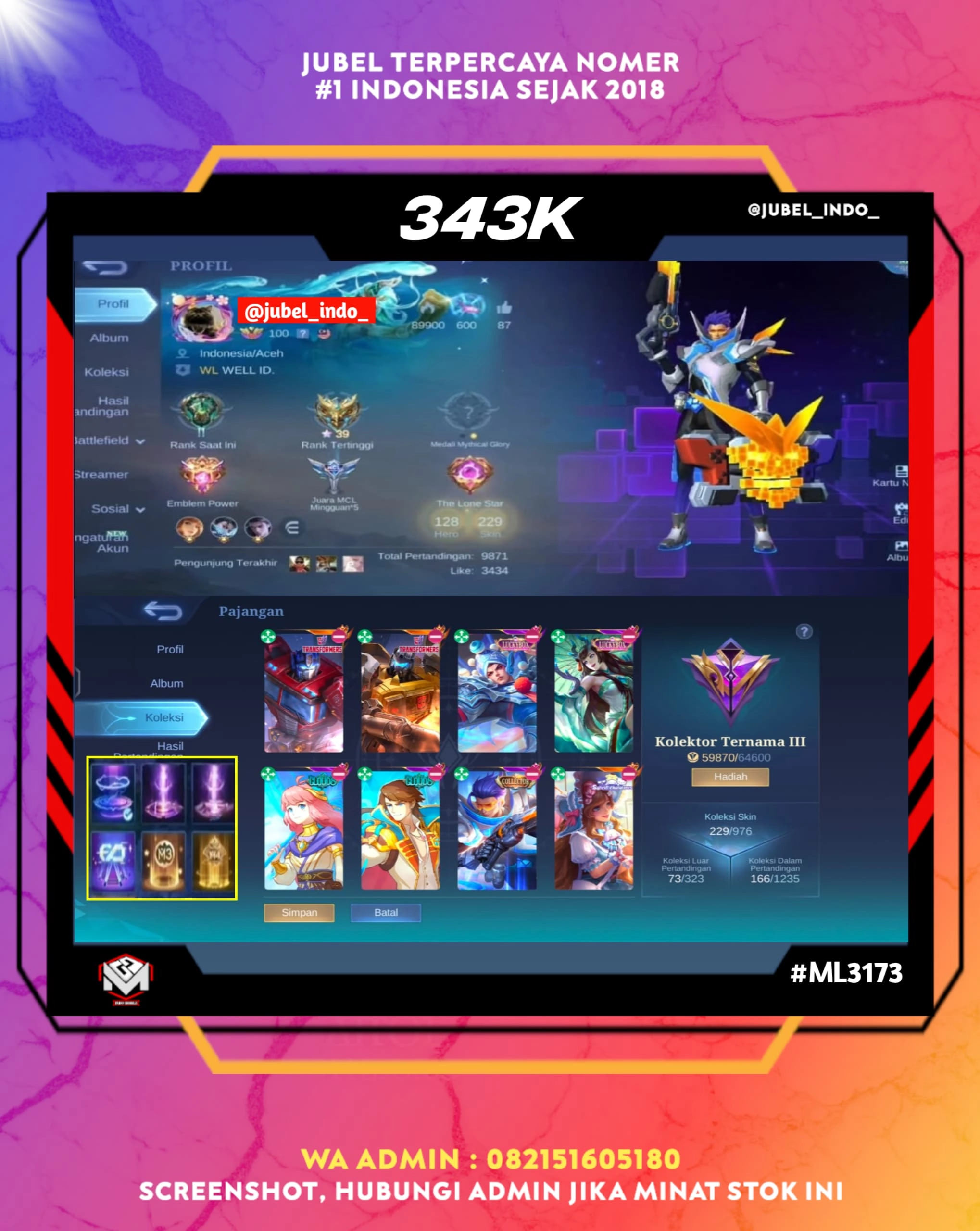 STOK ML #ML3173