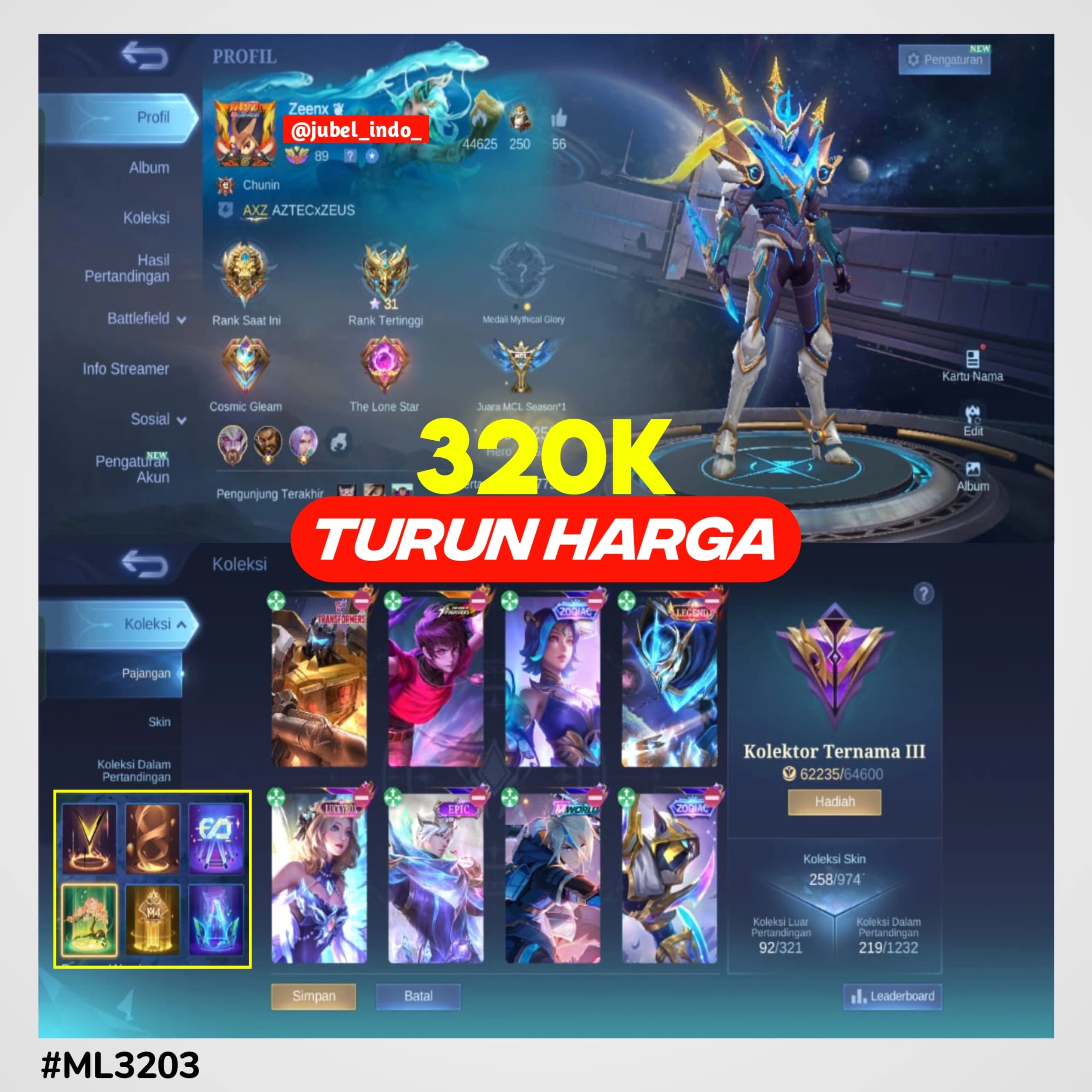 STOK ML #ML3203
