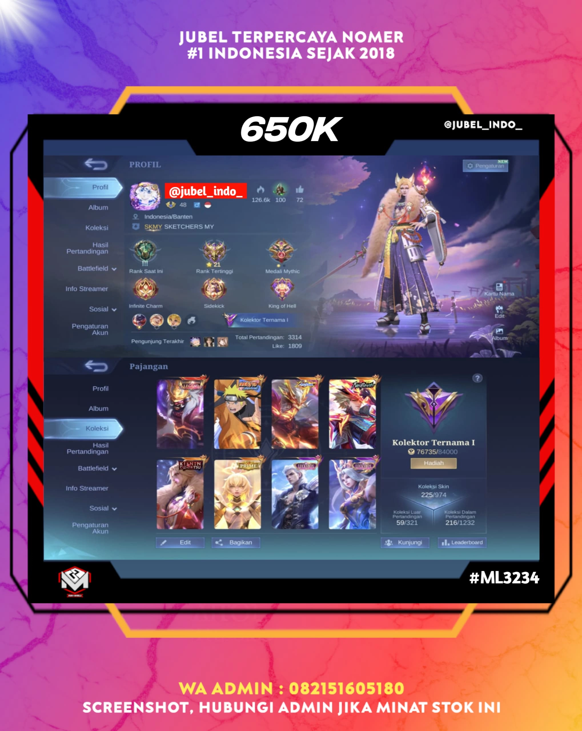 STOK ML #ML3234
