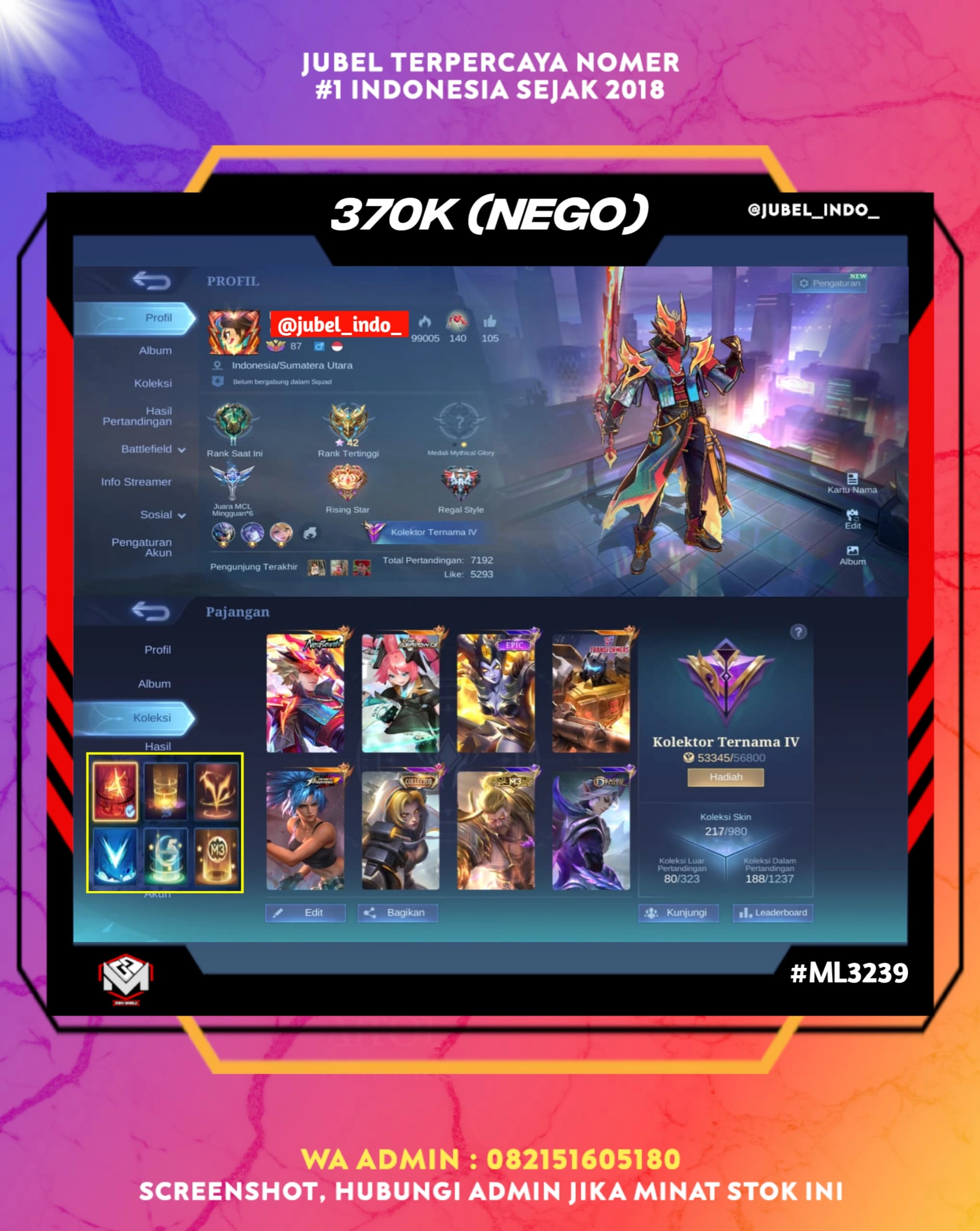 STOK ML #ML3239