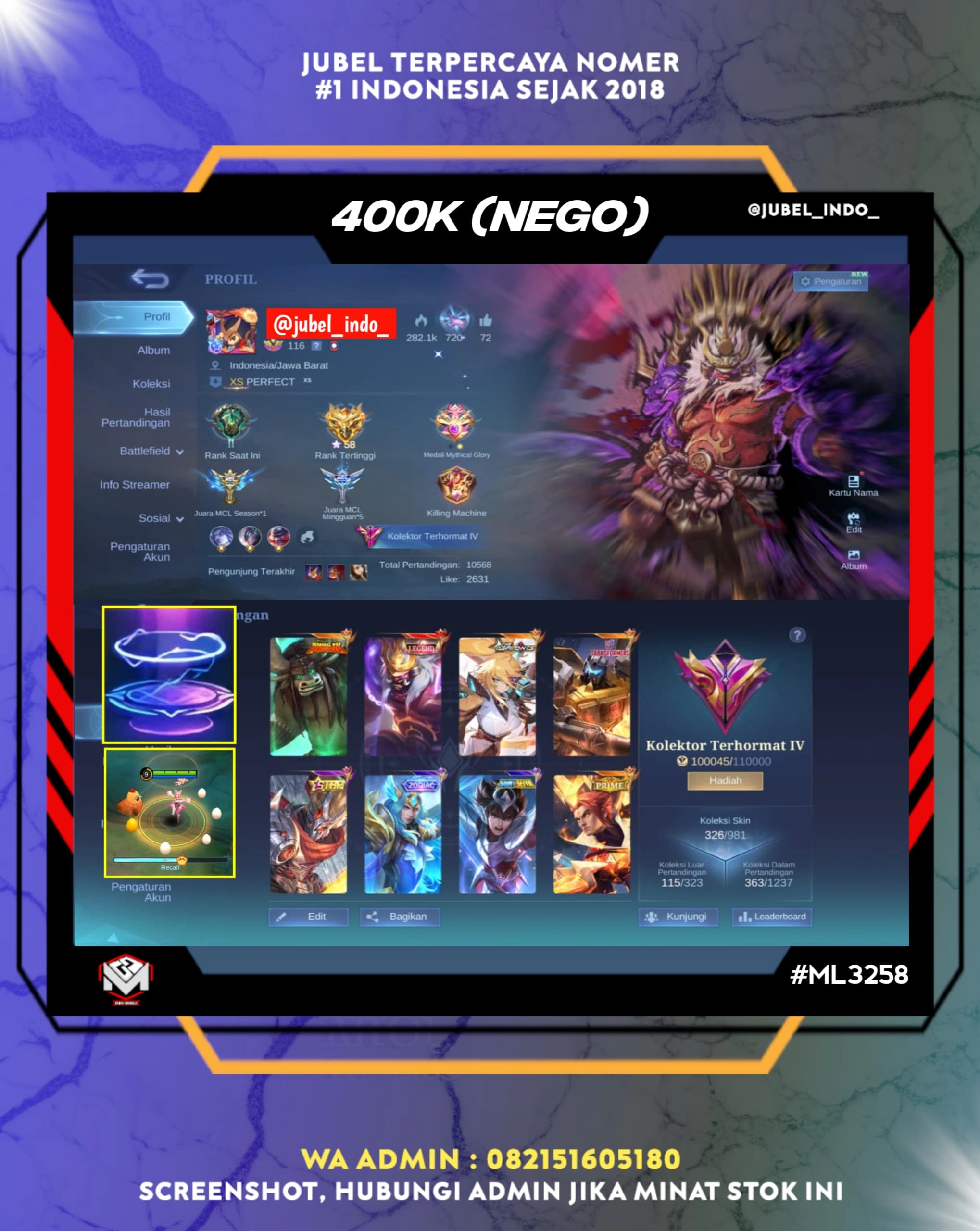 STOK ML #ML3258