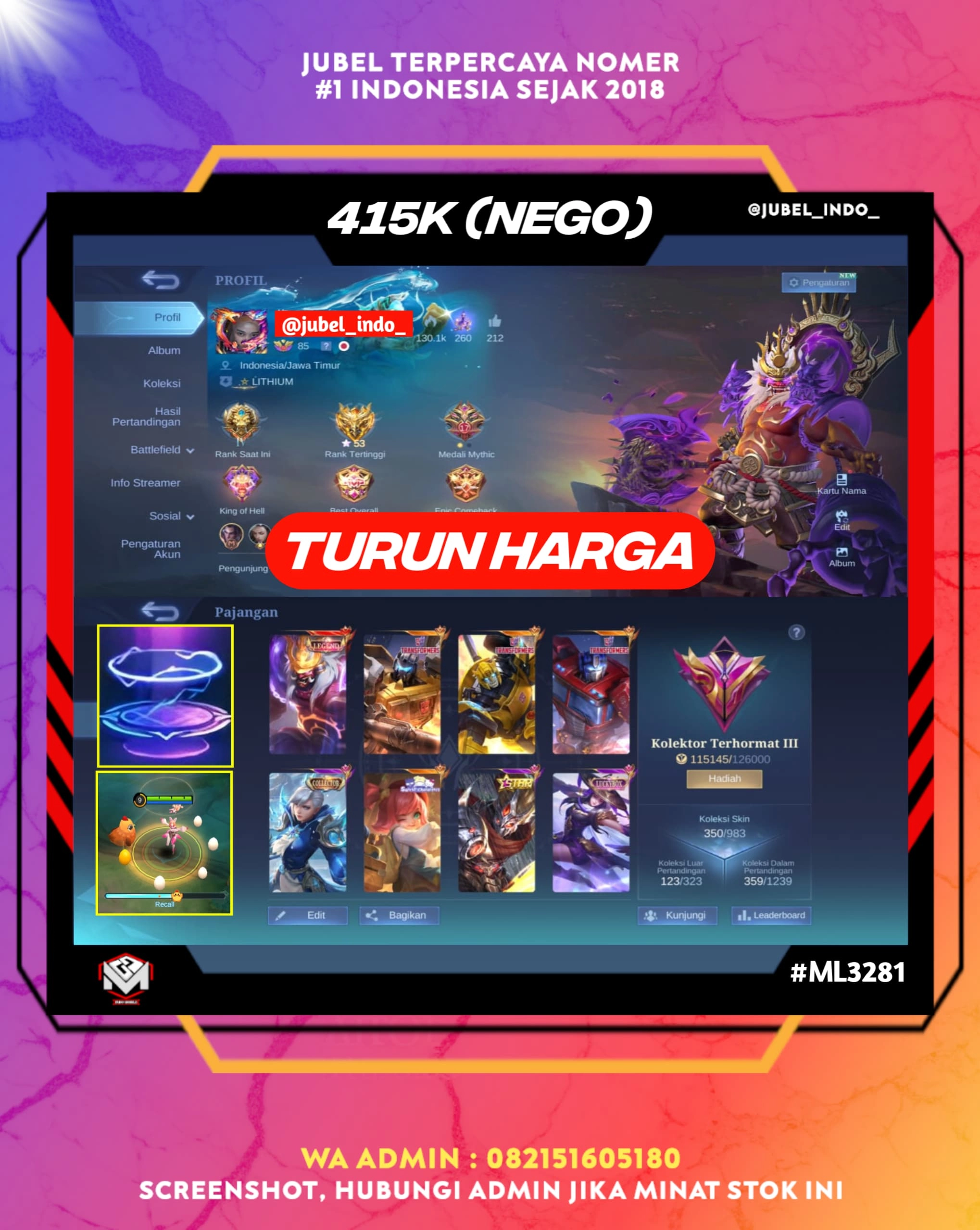 STOK ML #ML3281