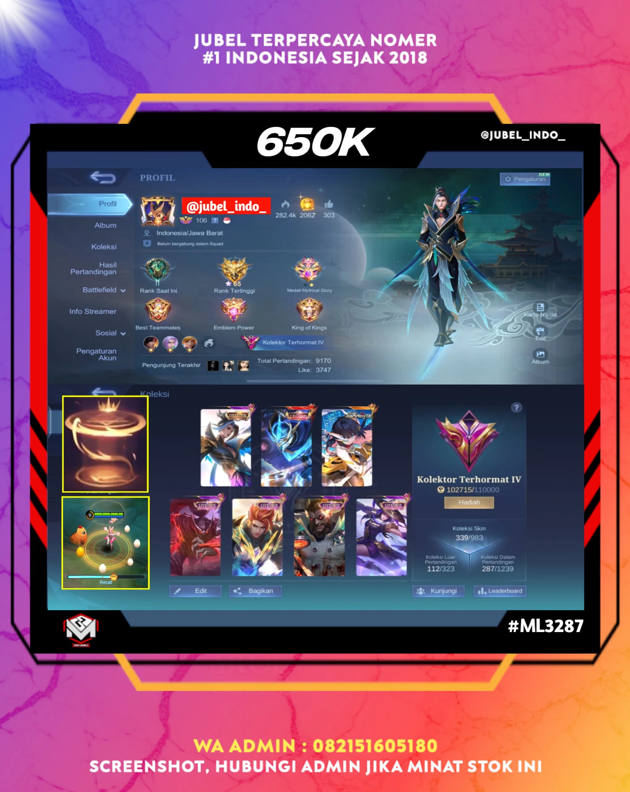STOK ML #ML3287