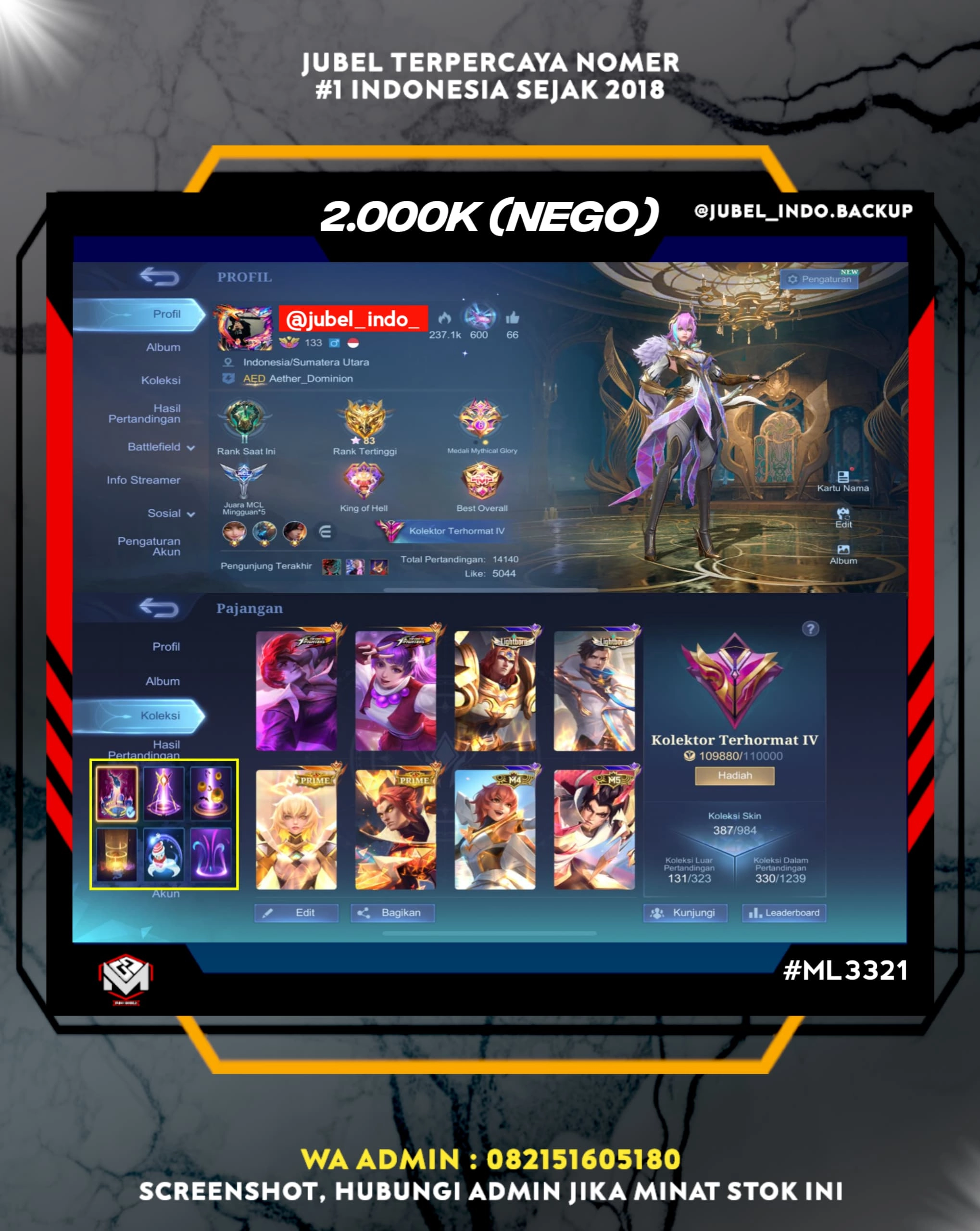 STOK ML #ML3321
