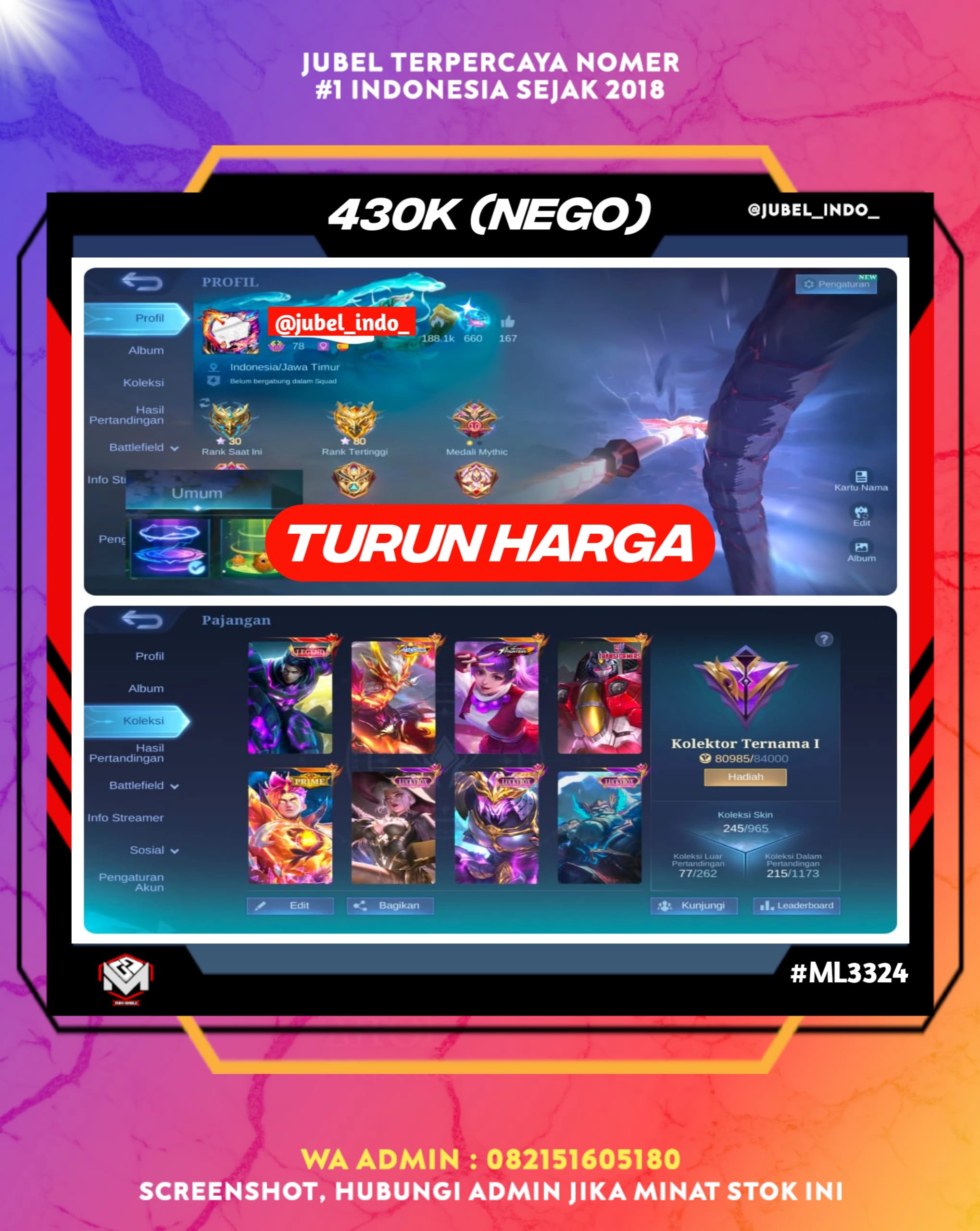 STOK ML #ML3324
