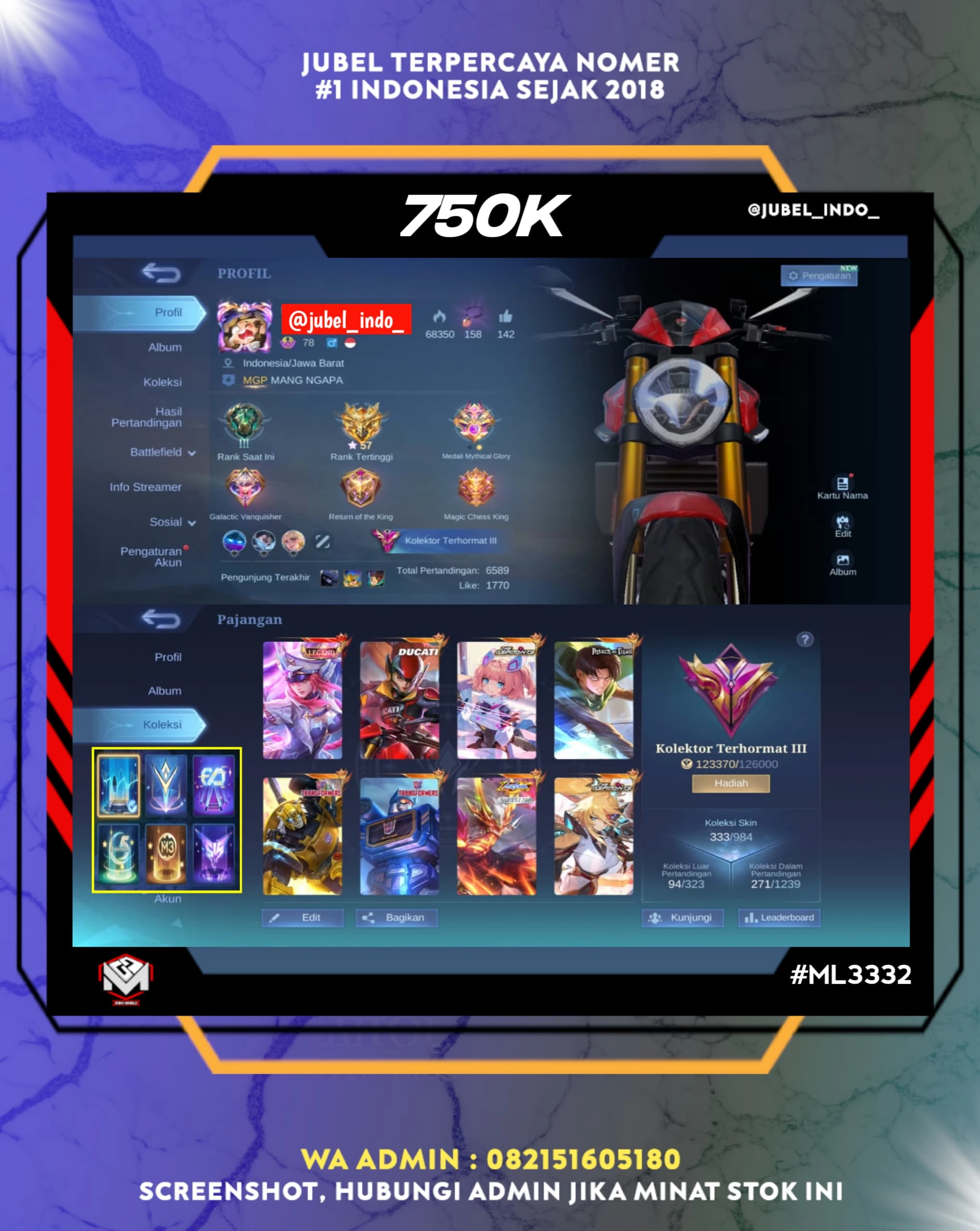 STOK ML #ML3332