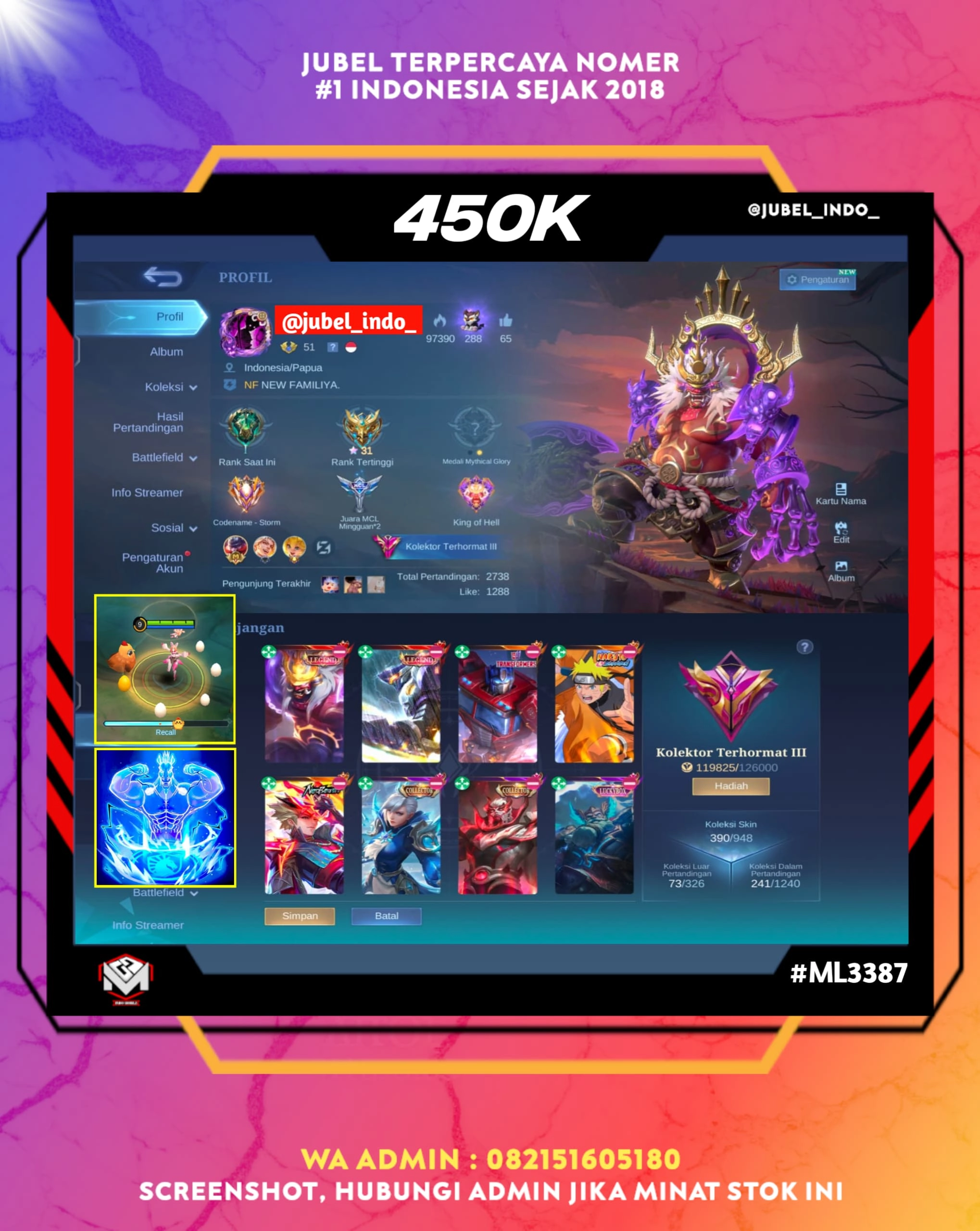 STOK ML #ML3387