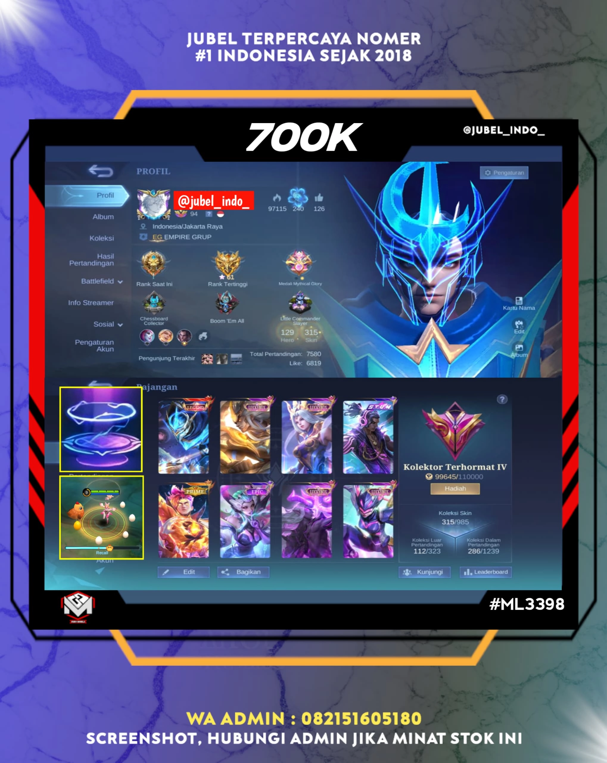 STOK ML #ML3398