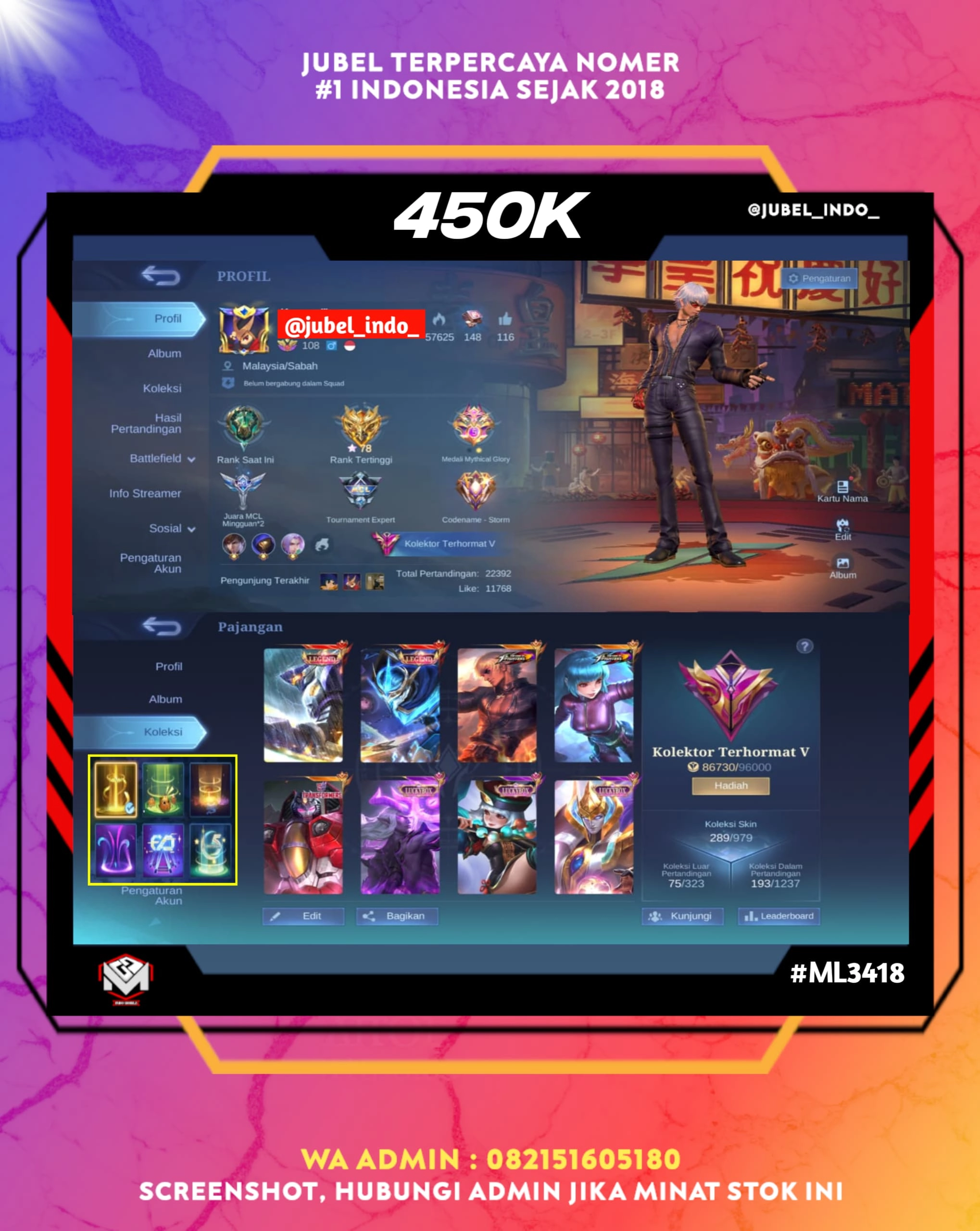 STOK ML #ML3418