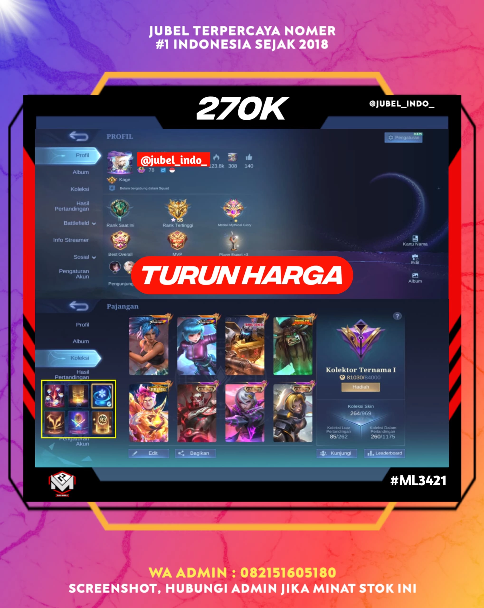 STOK ML #ML3421