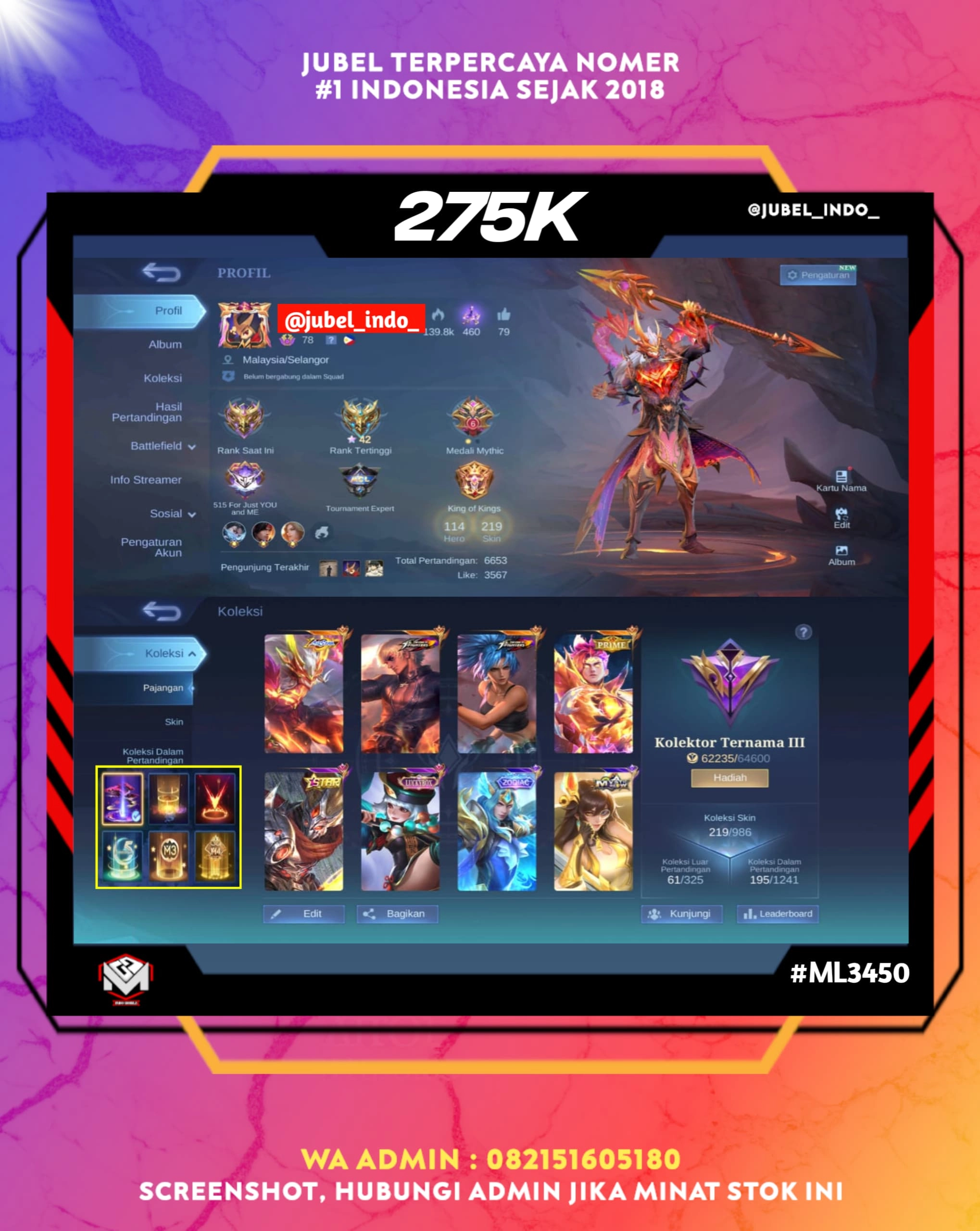 STOK ML #ML3450