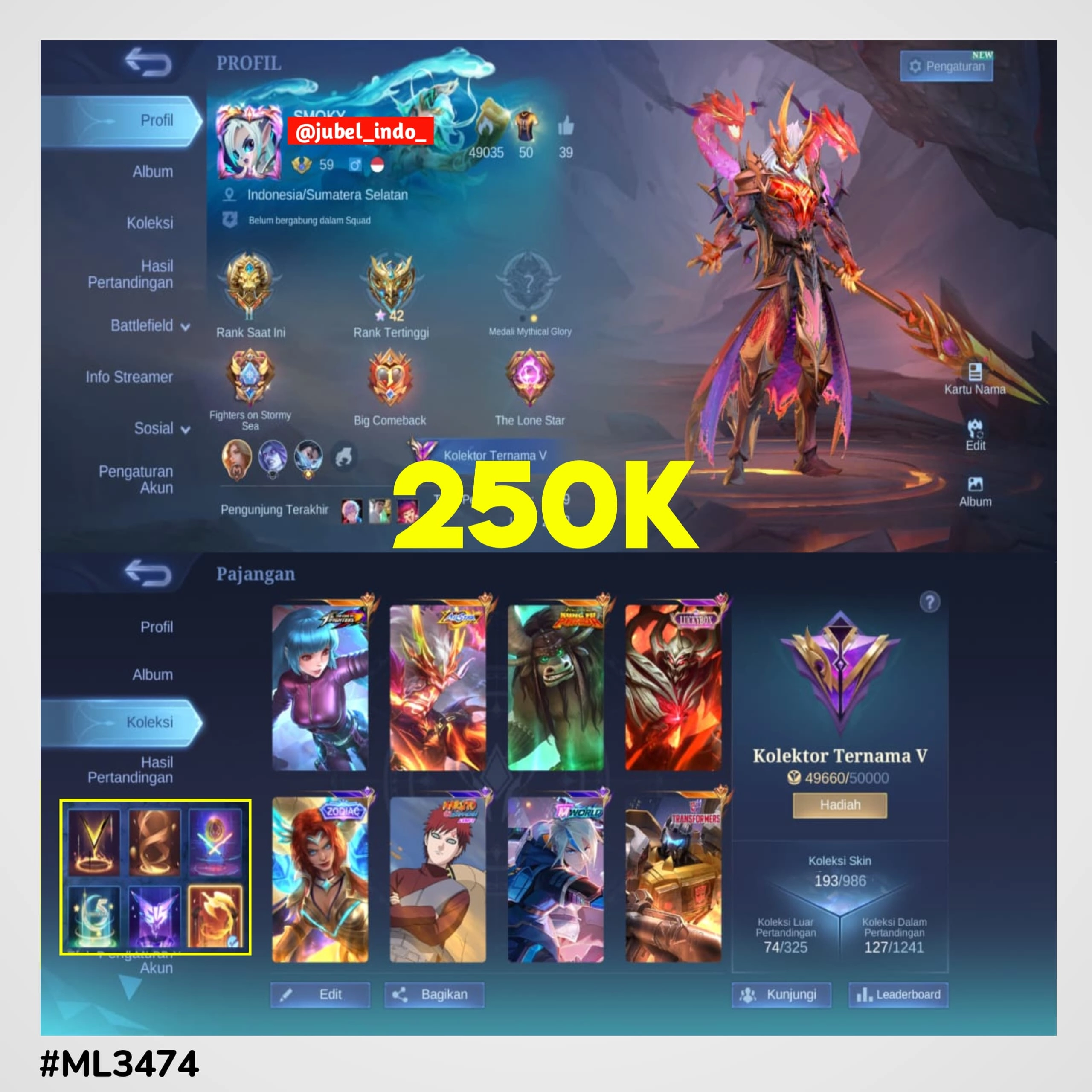 STOK ML #ML3474