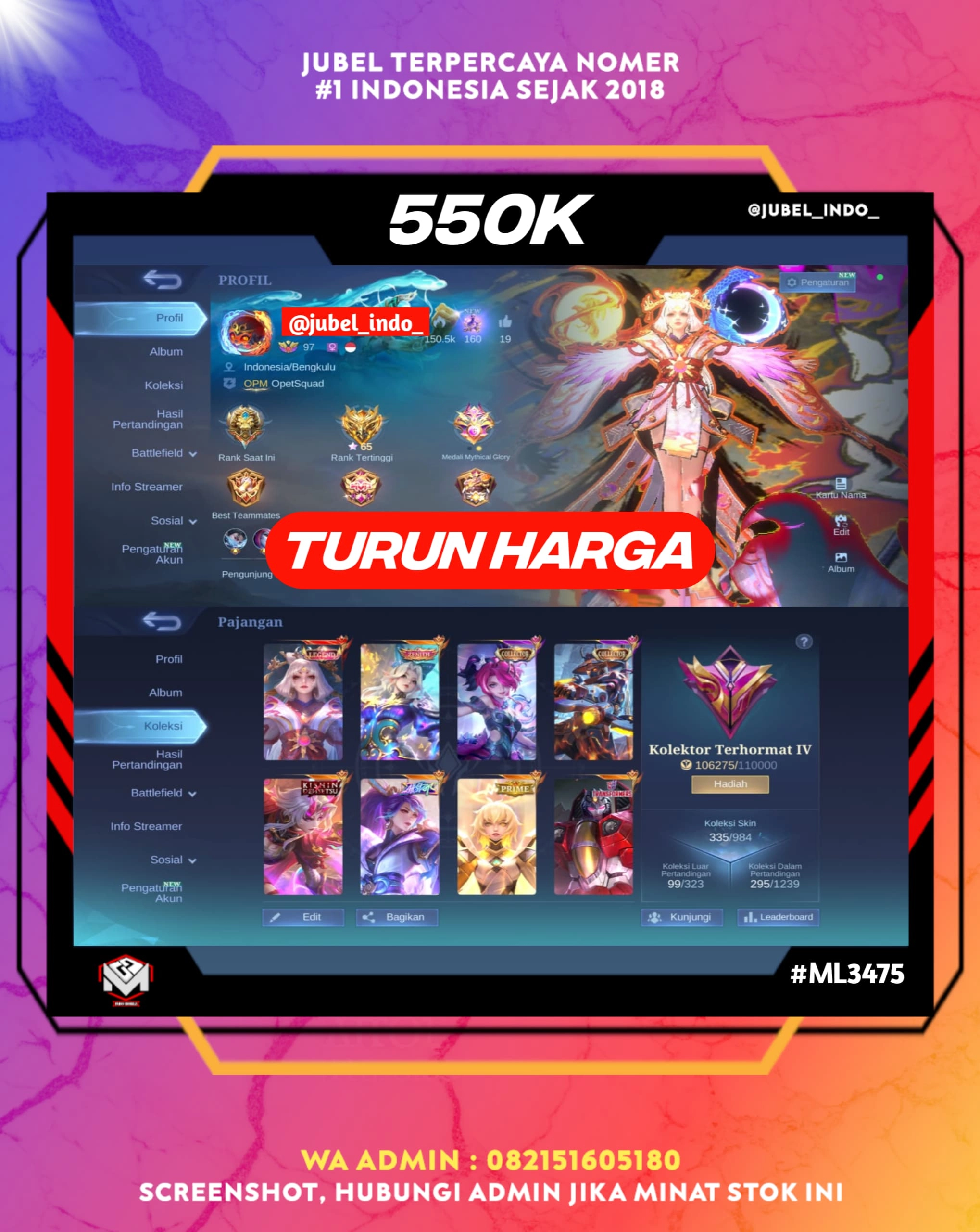 STOK ML #ML3475