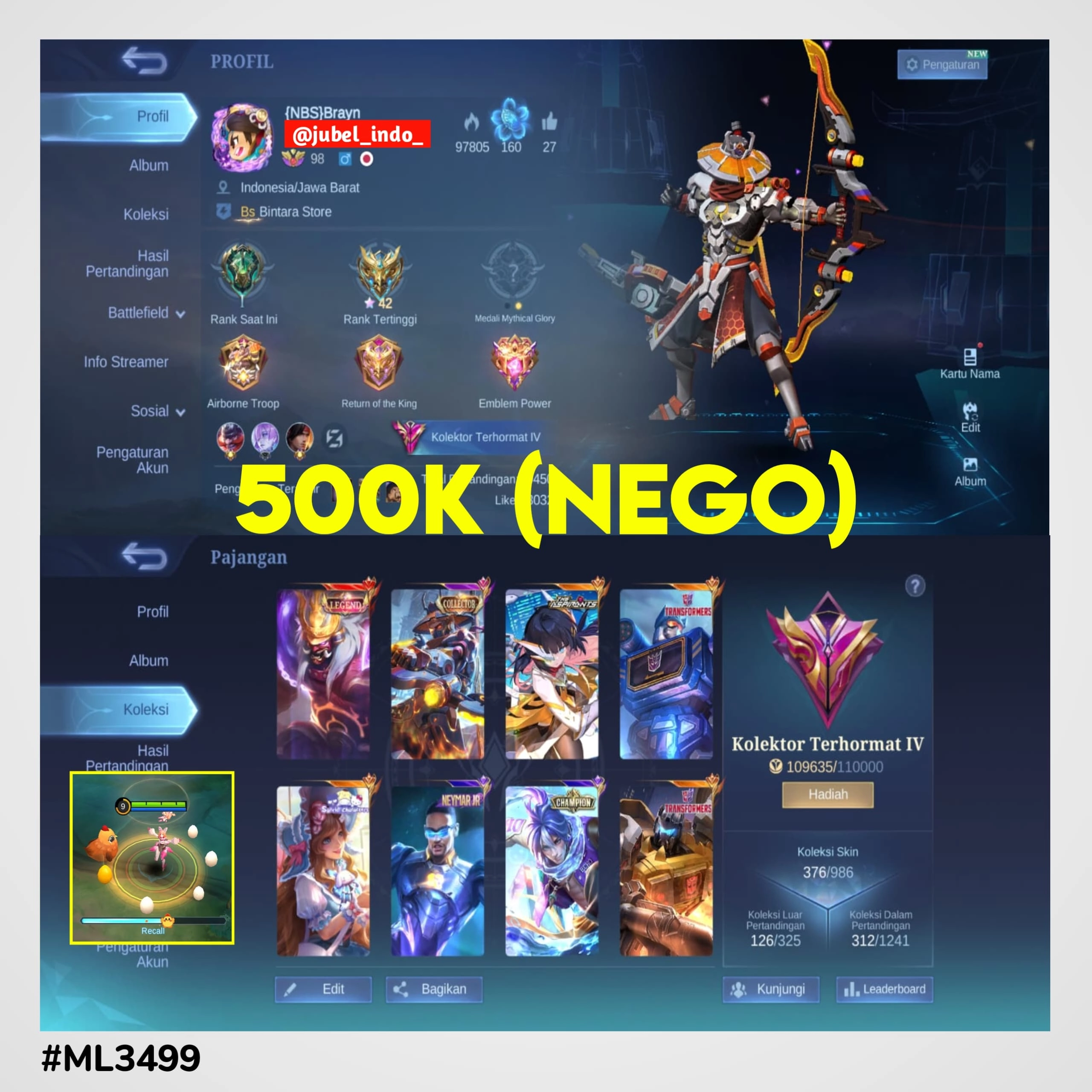STOK ML #ML3499