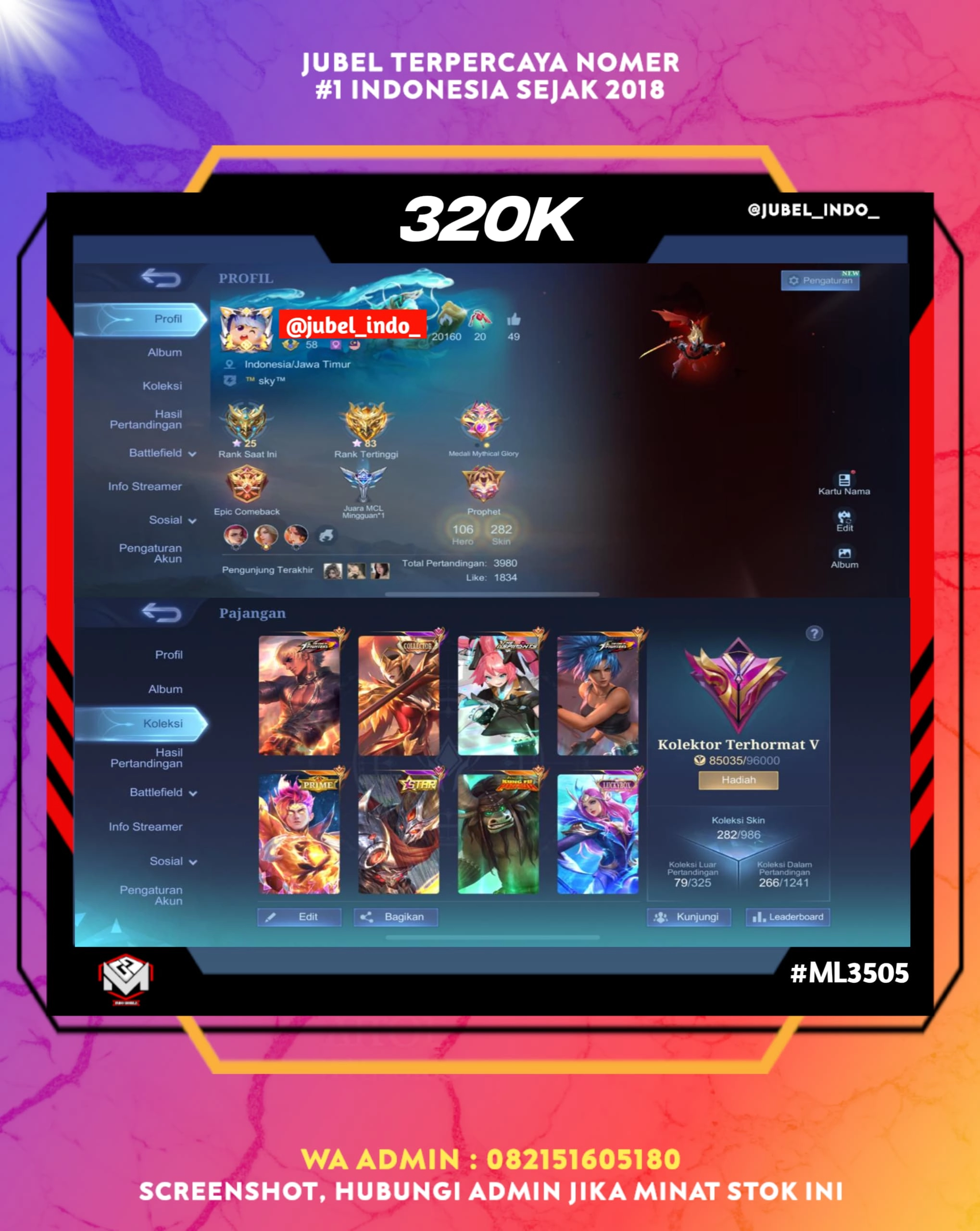 STOK ML #ML3505
