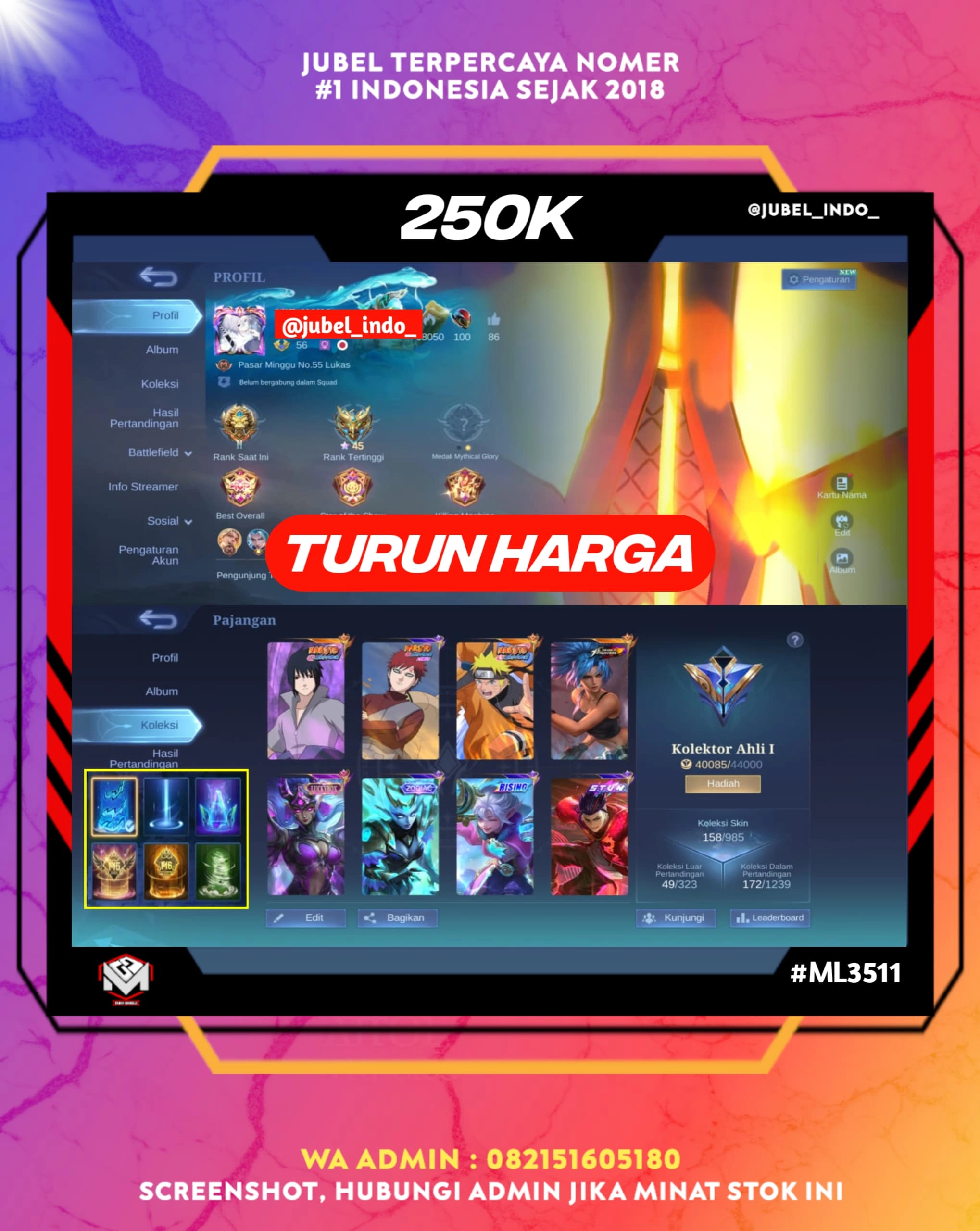 STOK ML #ML3511