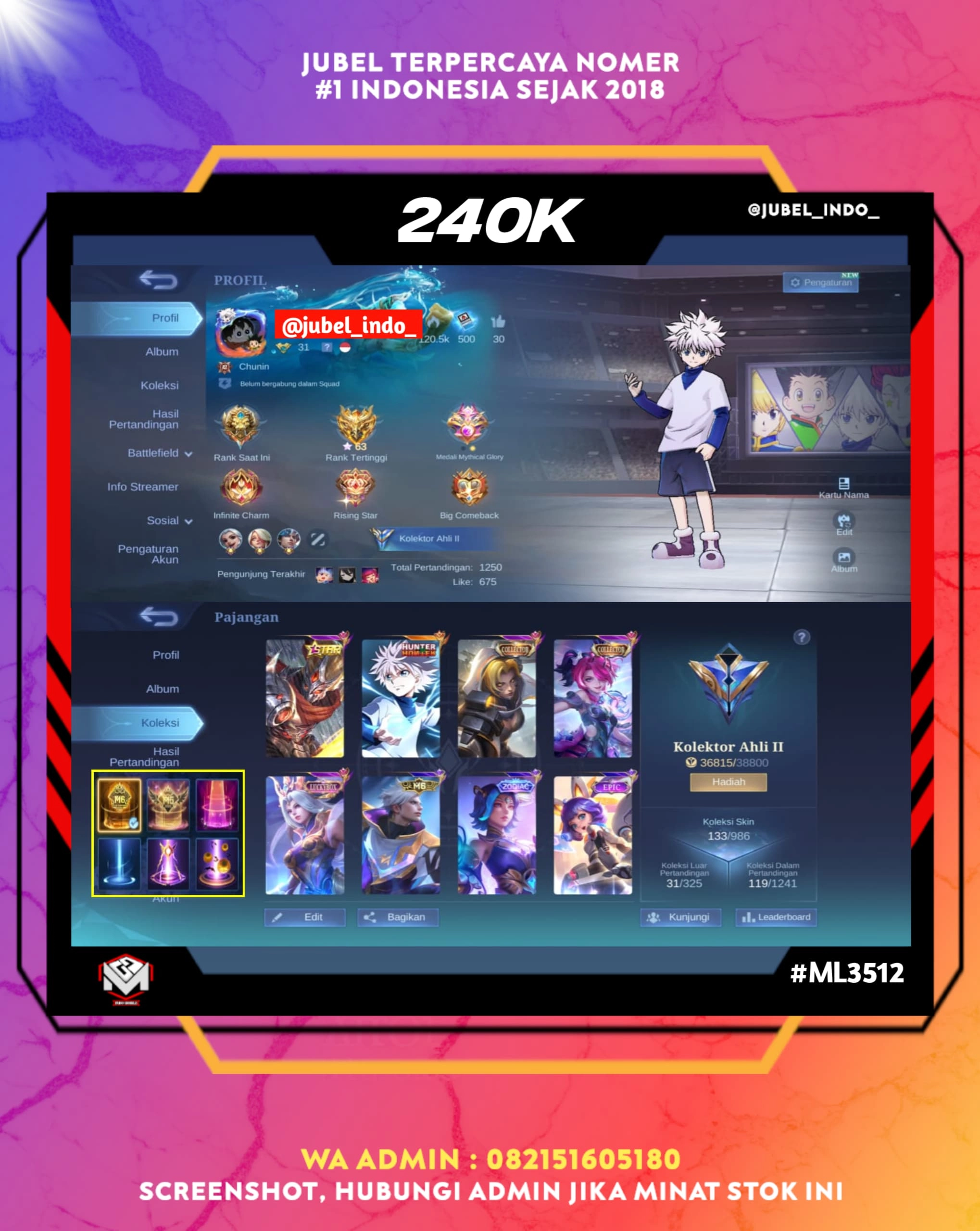 STOK ML #ML3512