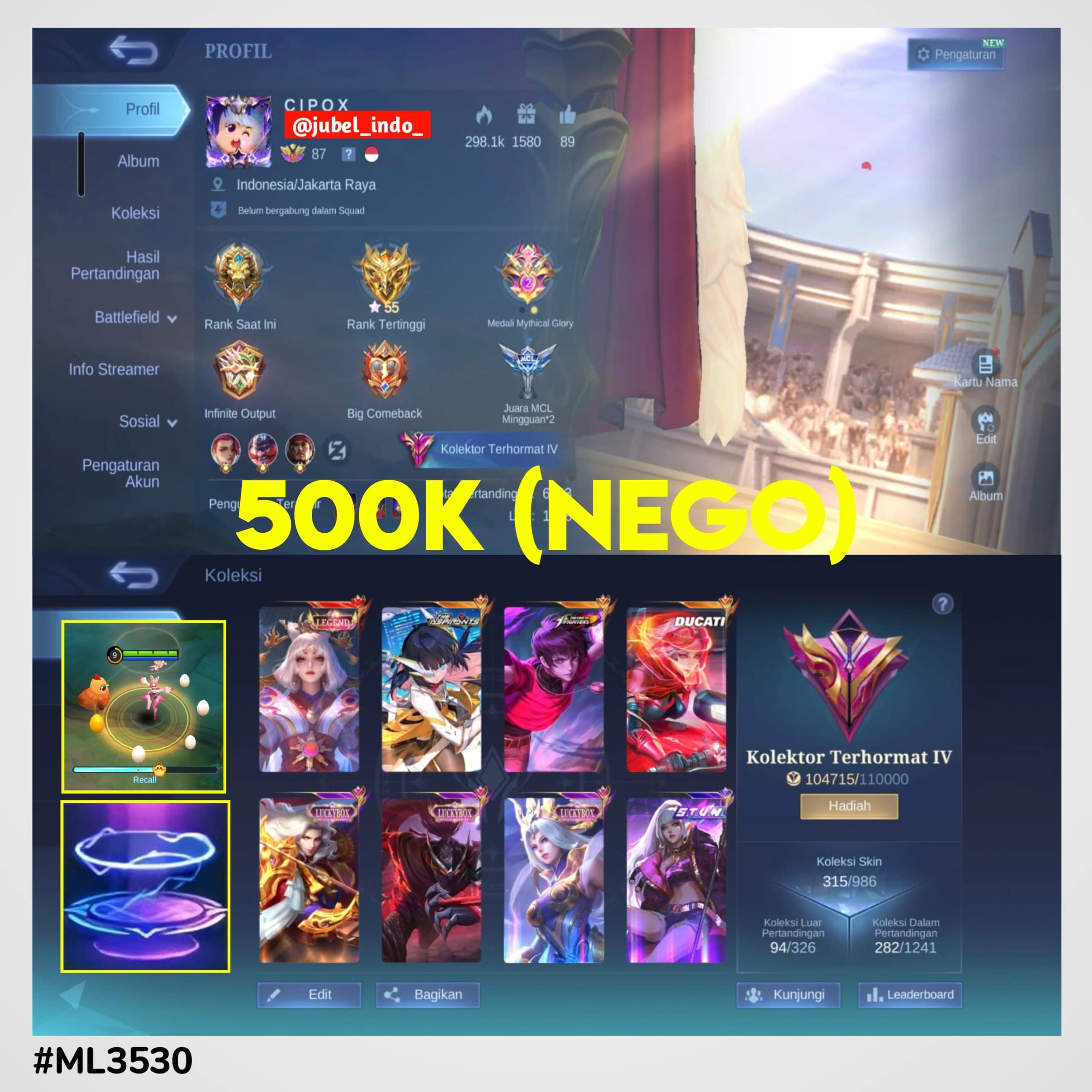 STOK ML #ML3530