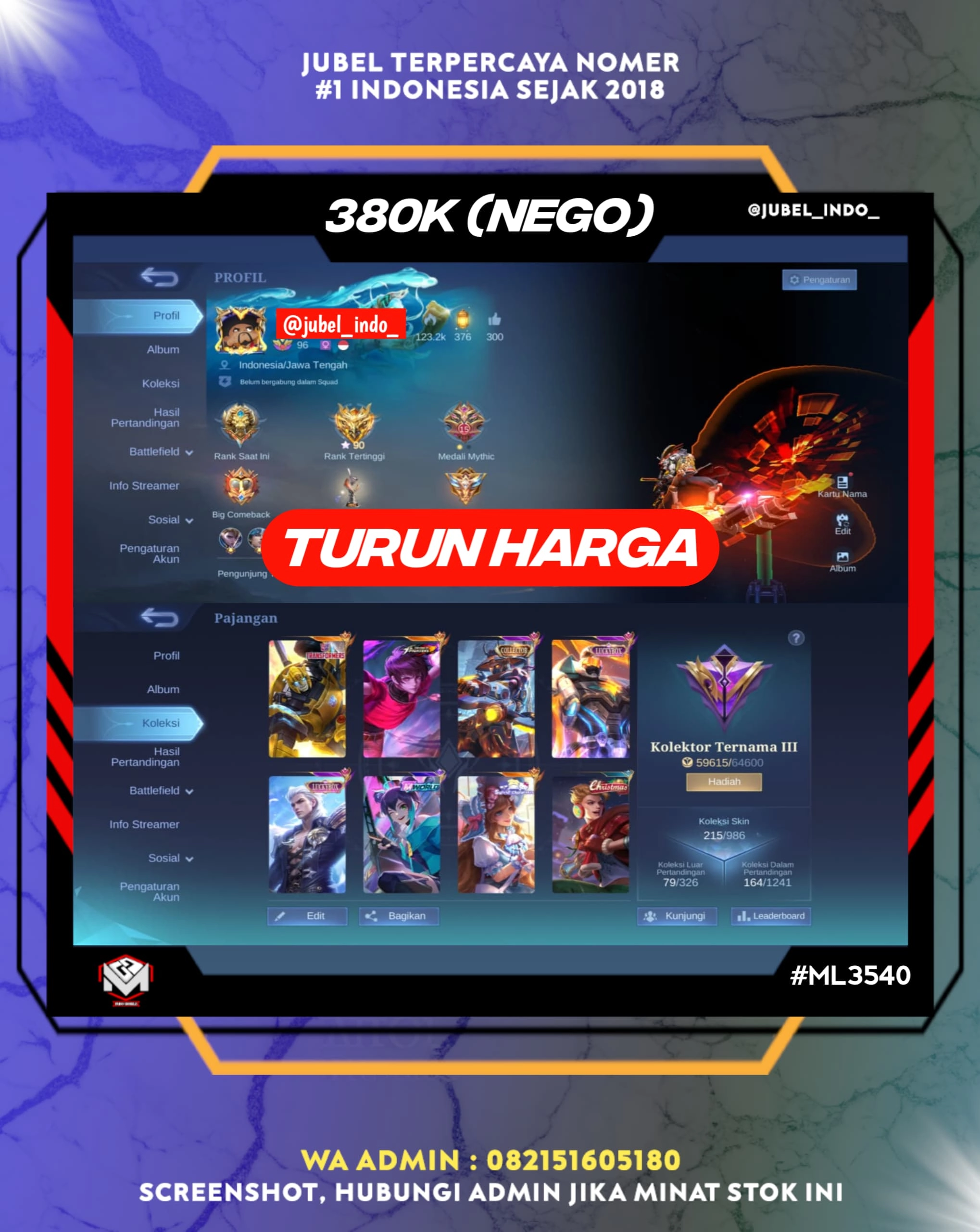 STOK ML #ML3540
