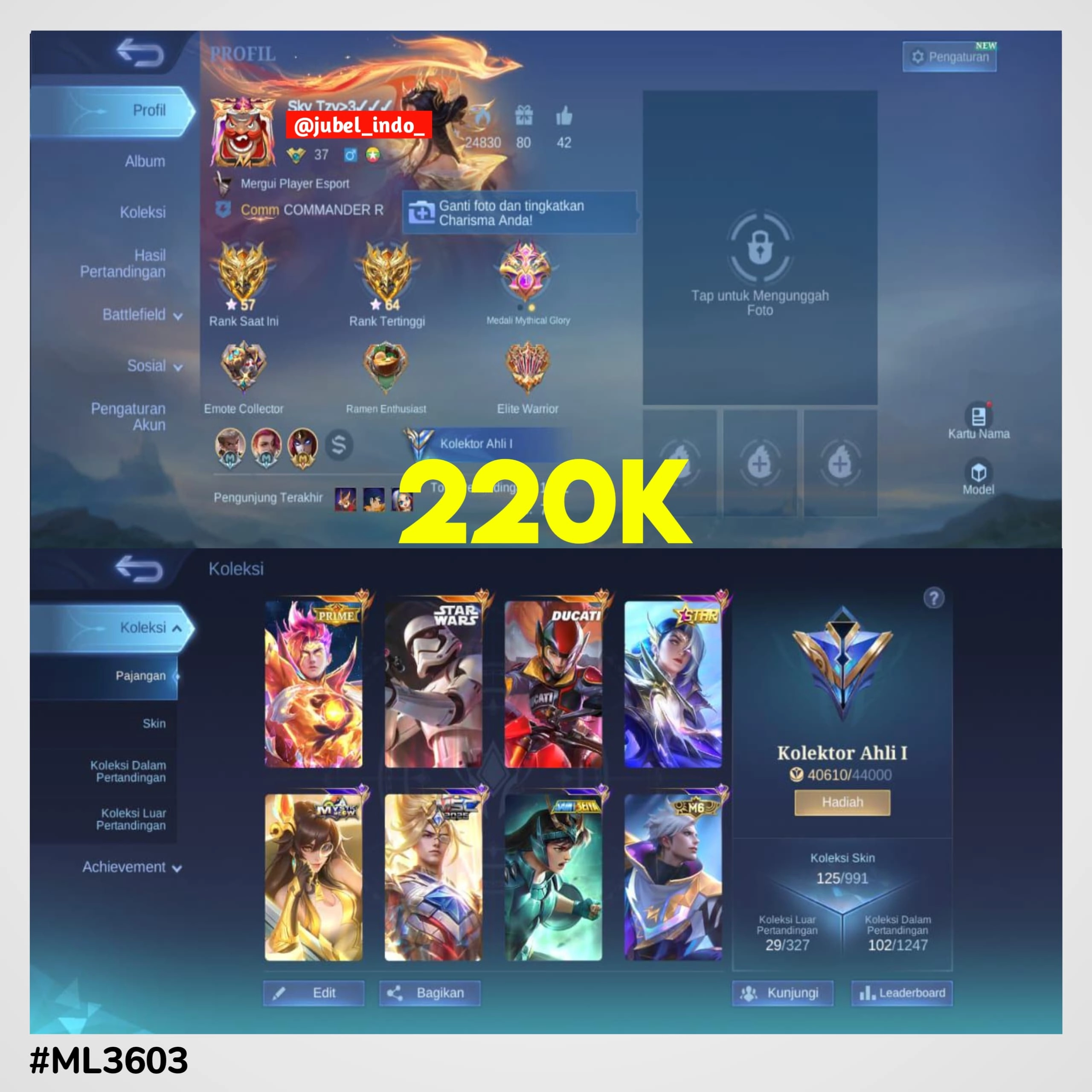 STOK ML #ML3603