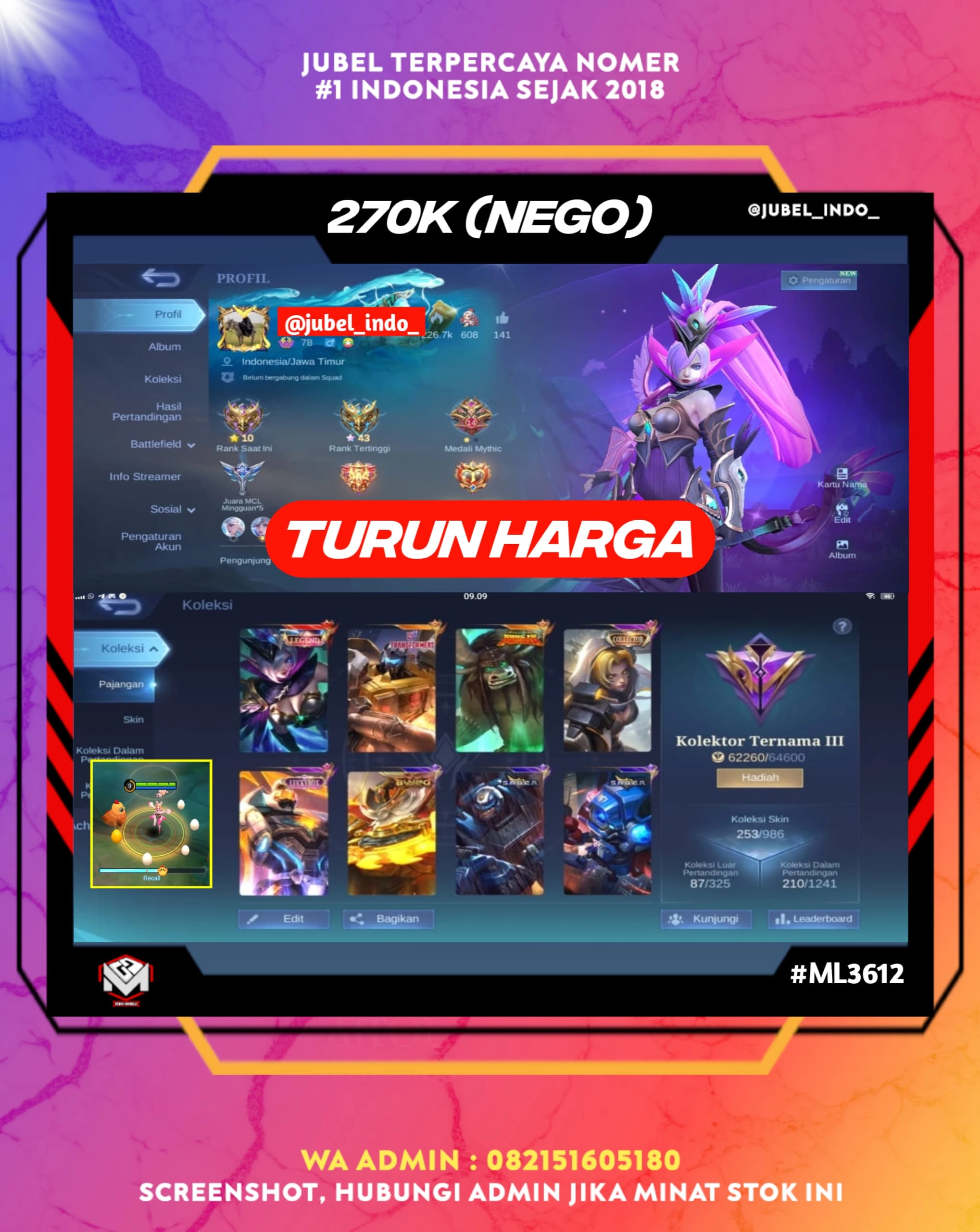 STOK ML #ML3612