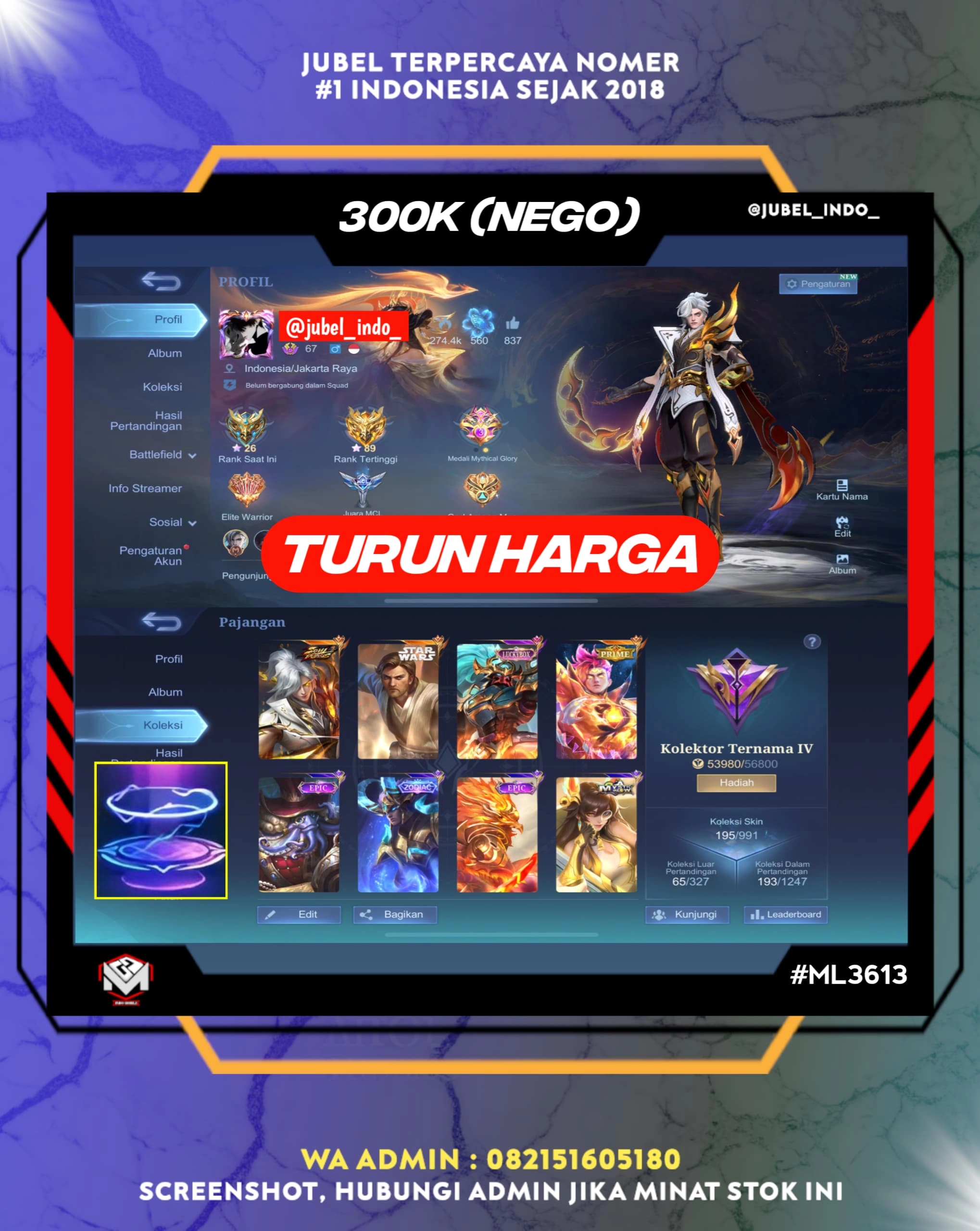 STOK ML #ML3613