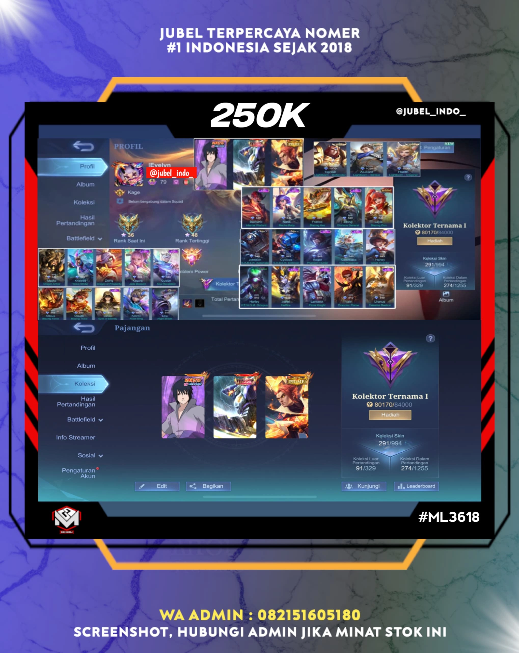 STOK ML #ML3618