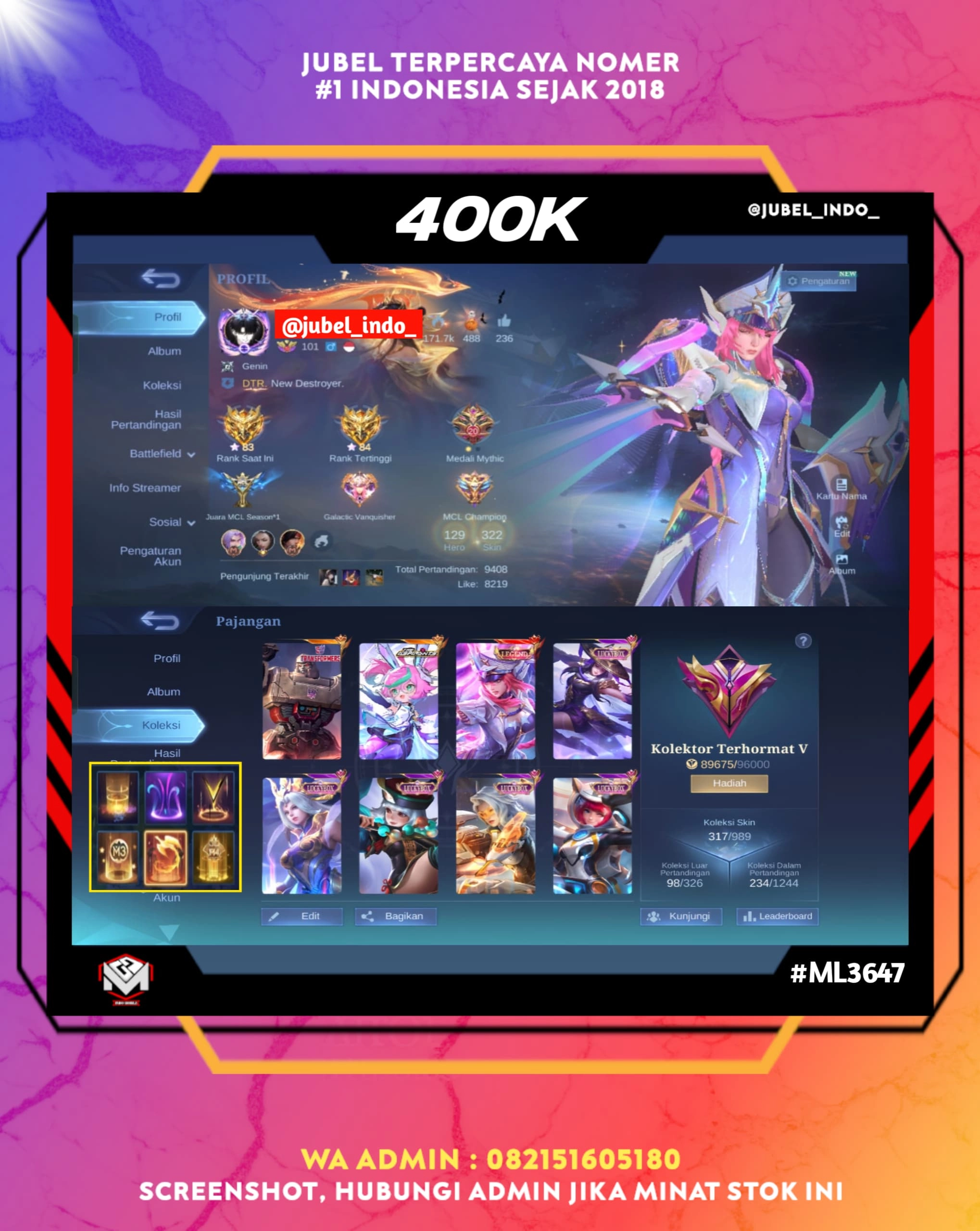 STOK ML #ML3647