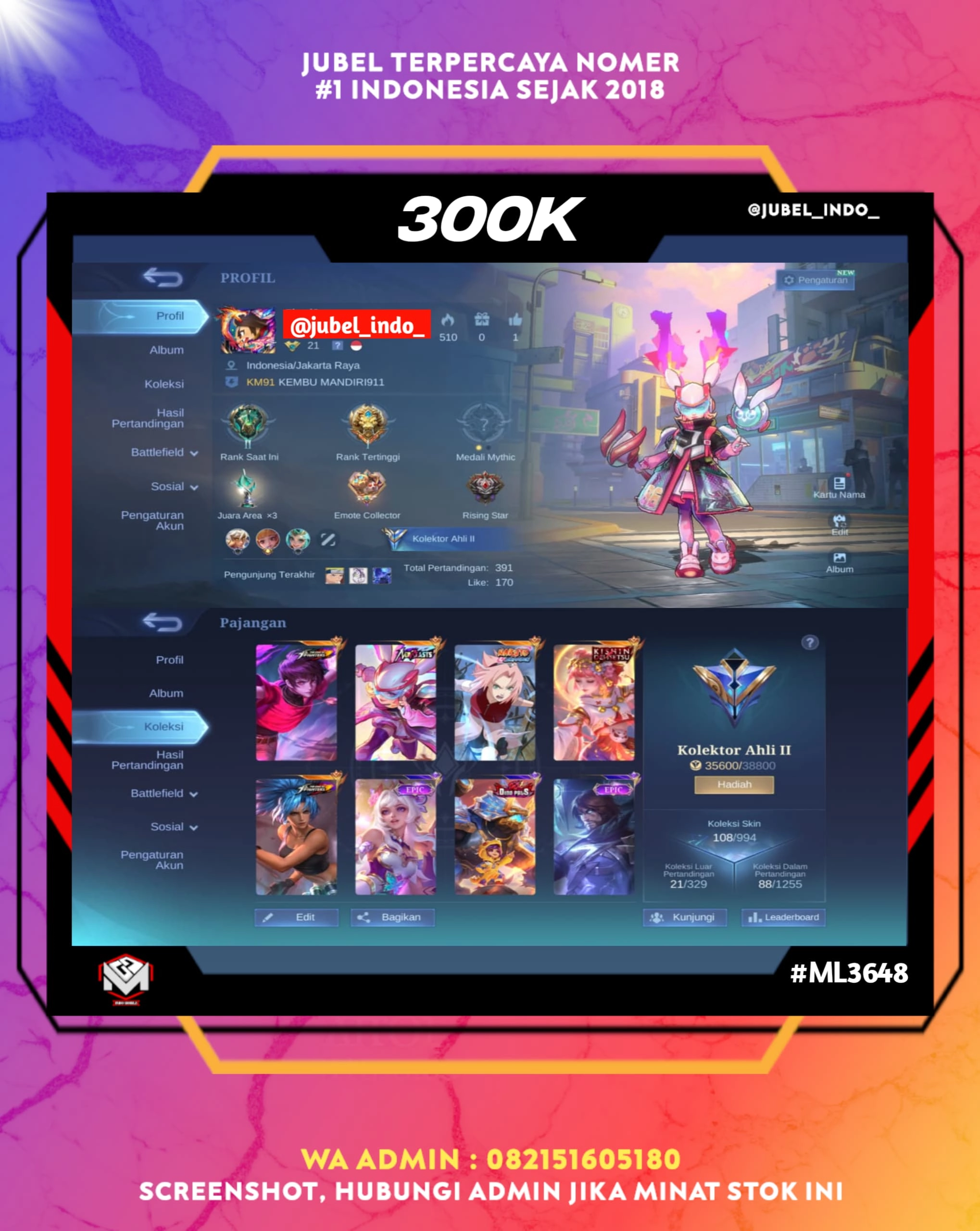 STOK ML #ML3648