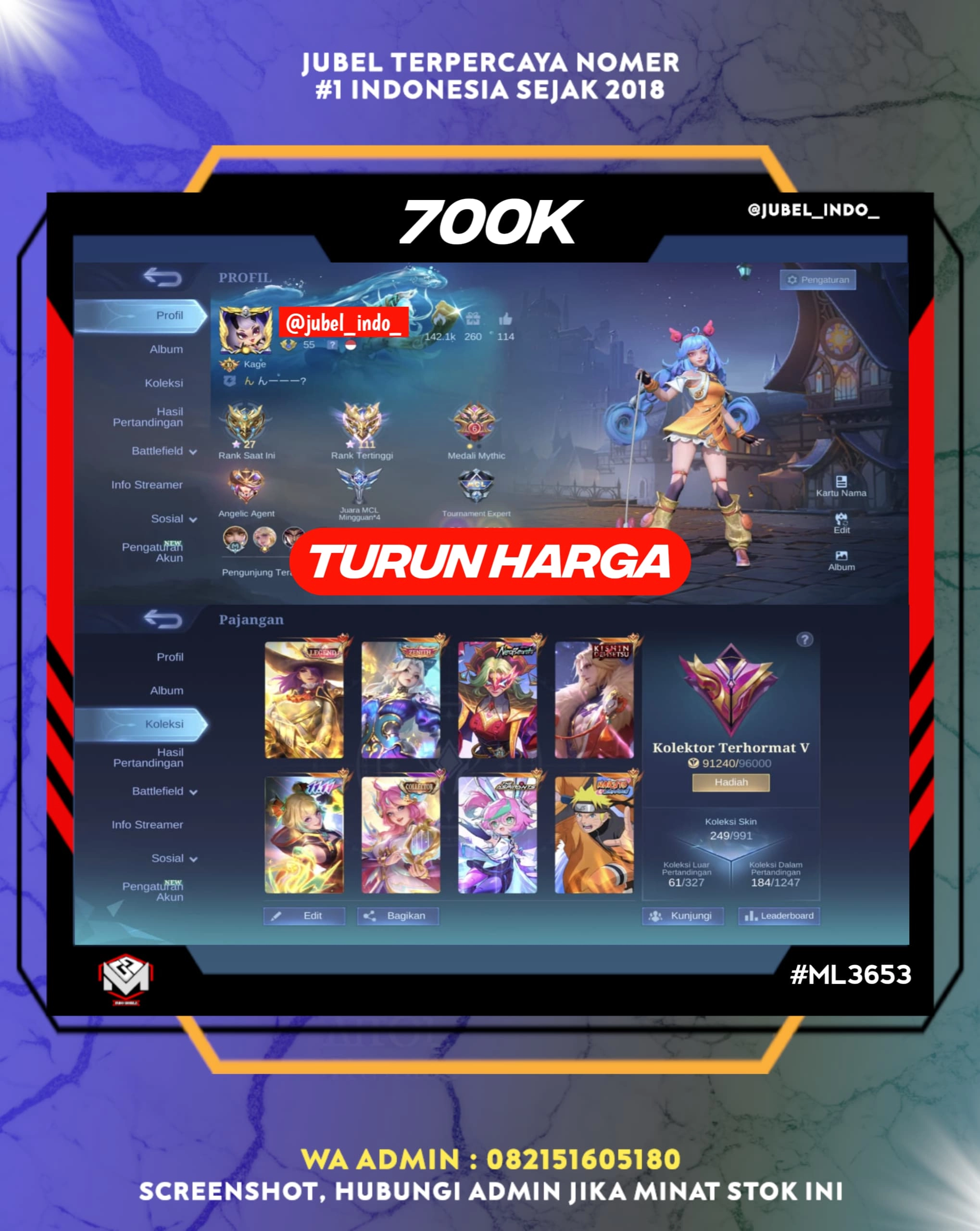 STOK ML #ML3653
