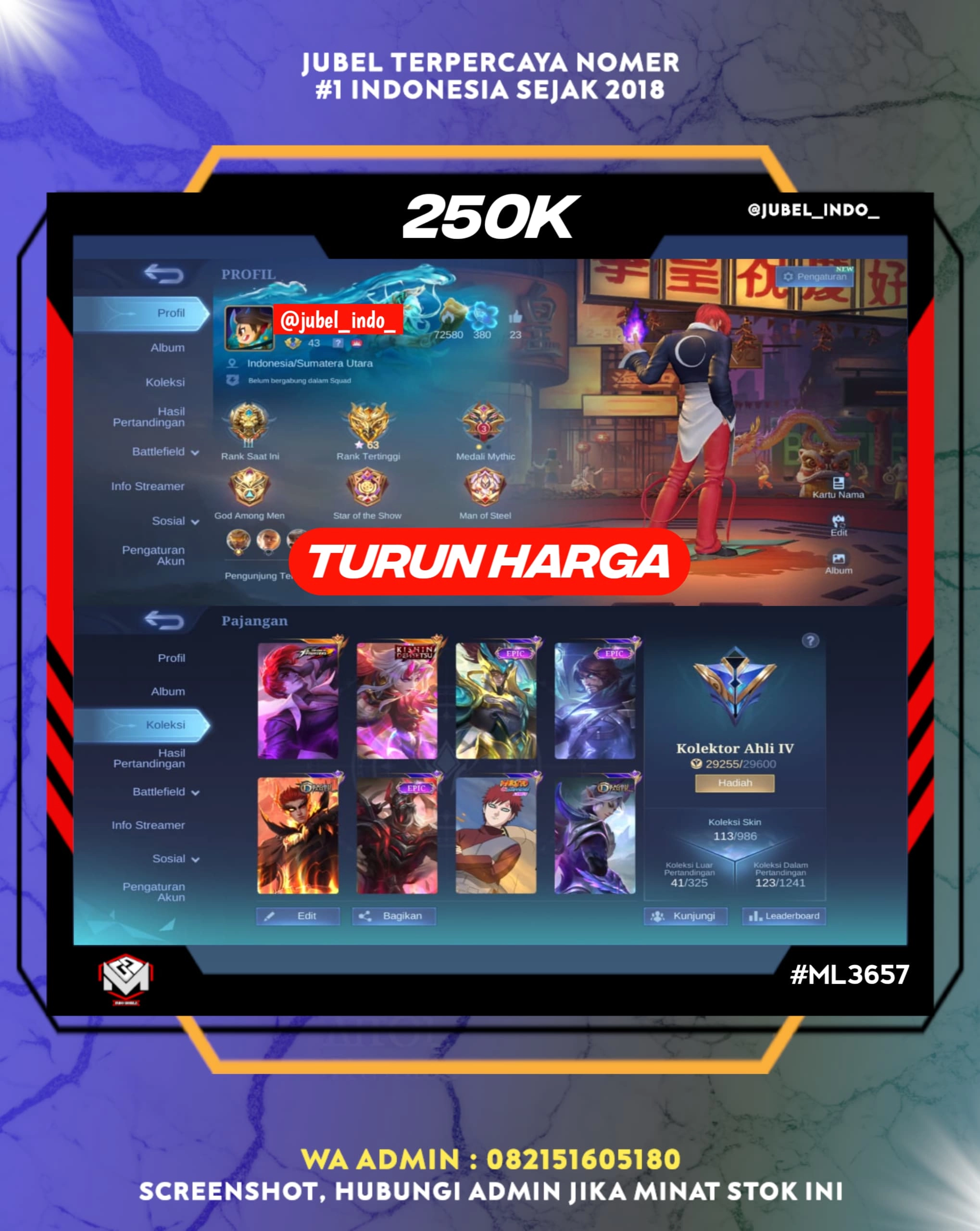 STOK ML #ML3657